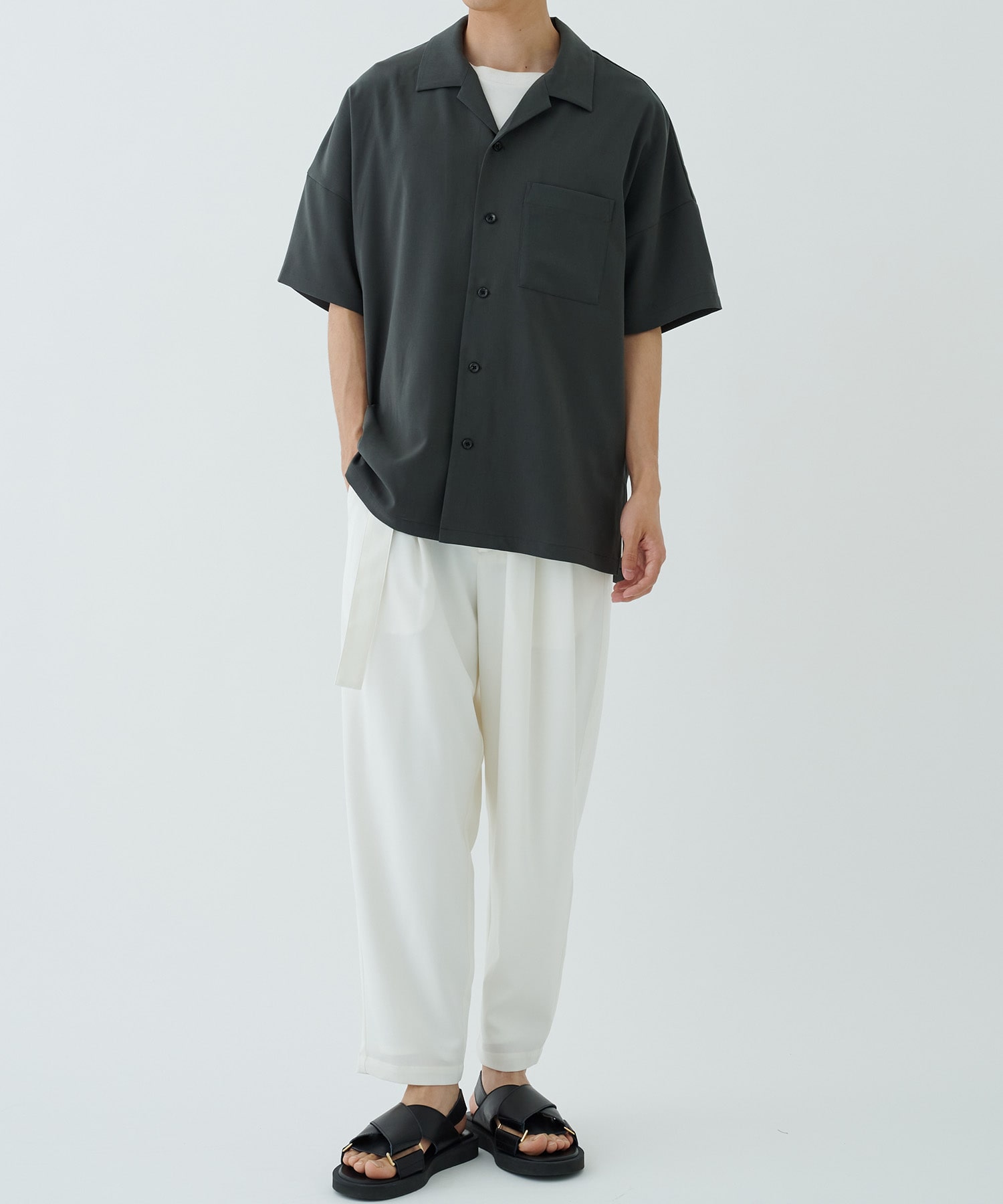 〈別注〉Drop Shoulder S/S shirts ATTACHMENT