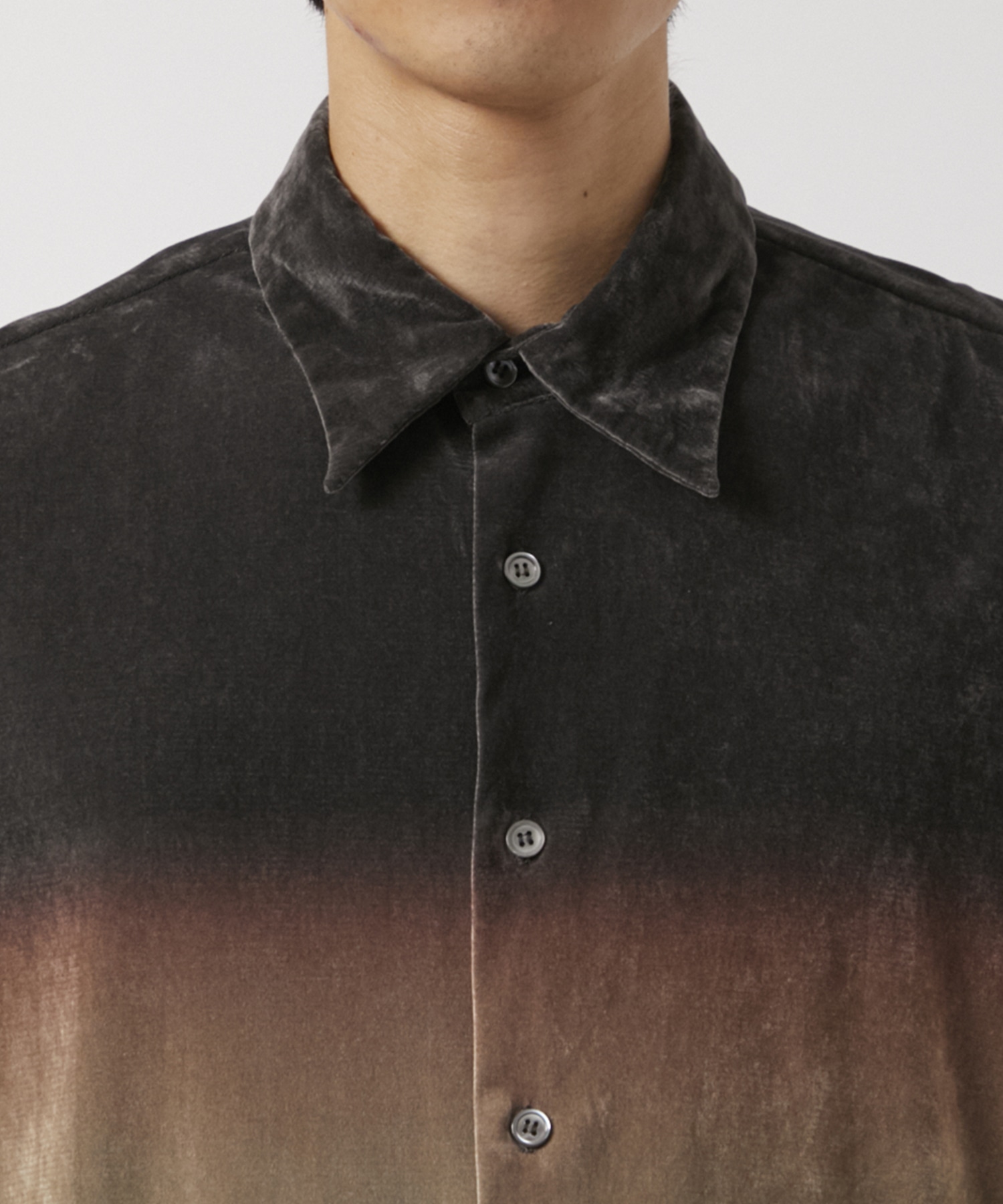 GRADATION FLOCKY TULLE SHIRTS TAAKK