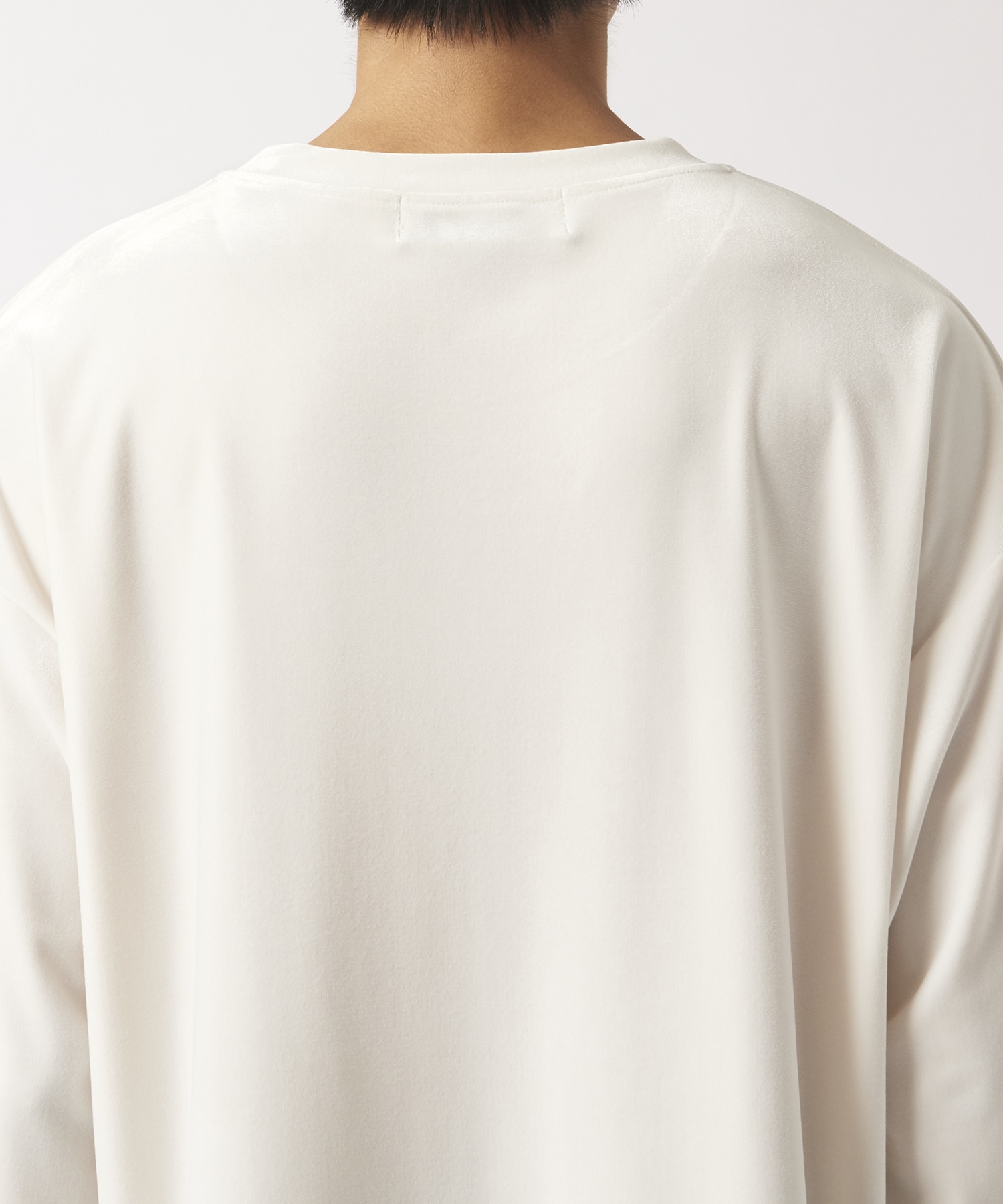 CULLNI Logo Embroidery Stretch Velou Pullover CULLNI