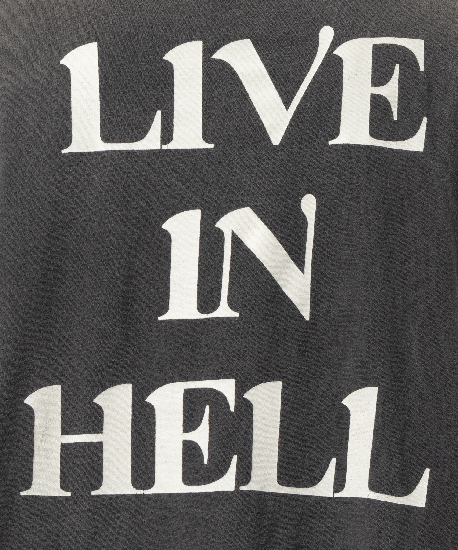 SM-YS1-0000-015/LS TEE/LIVE IN HELL/BLAC SAINT M××××××