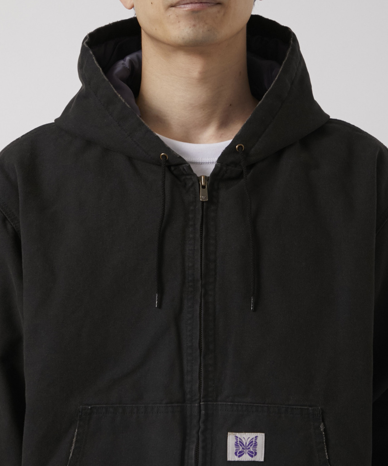 Zipped Work Hoody - 11oz Cotton Oxford NEEDLES