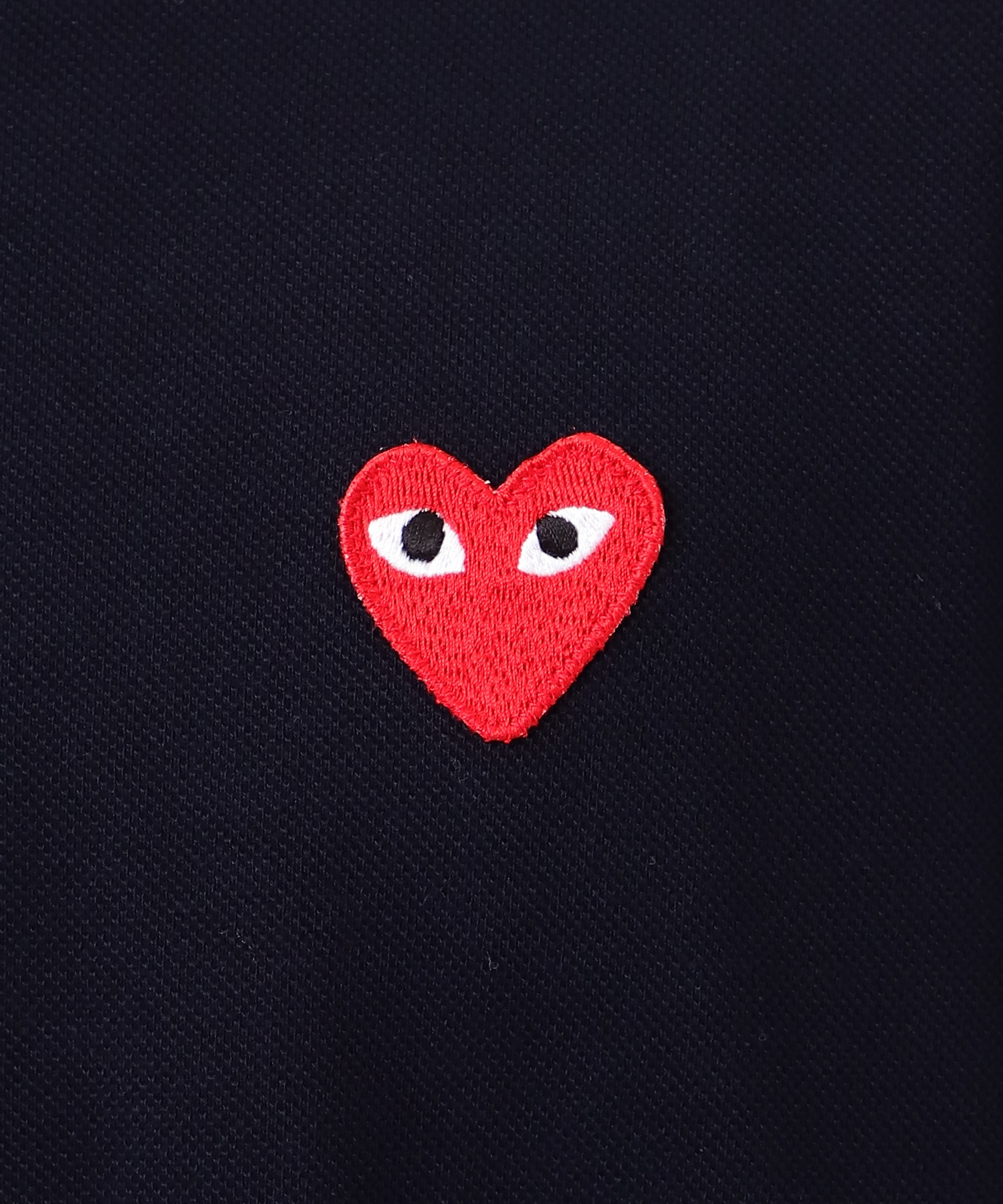 AX-T006-051 Unisex Polo  Black PLAY COMME des GARCONS