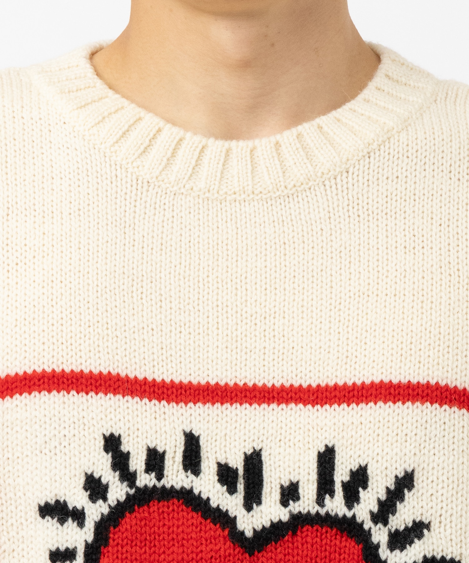 KEITH HARING / CREW NECK SWEATER ( TYPE-1 ) WACKO MARIA