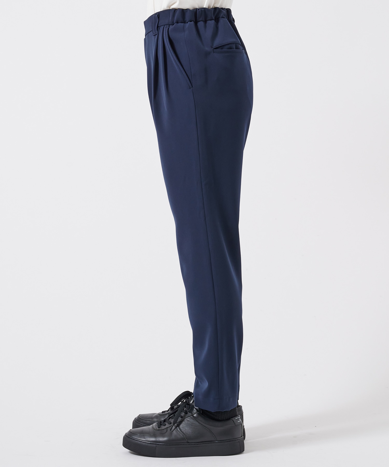 DOUBLE CLOTH TWO TUCK SLACKS STUDIOUS