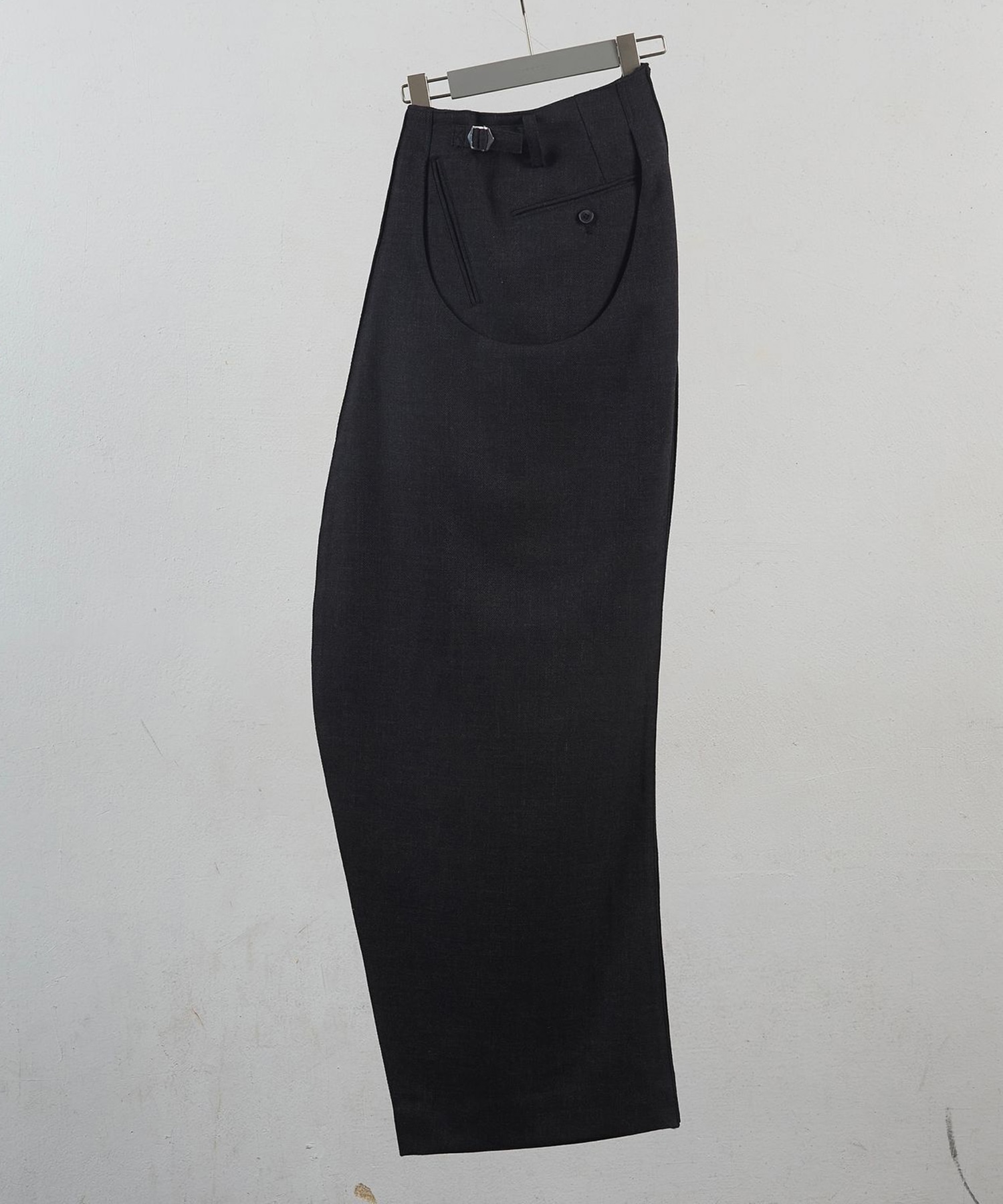 S-CURVED WIDE LEG UTILITY TROUSERS NVRFRGT