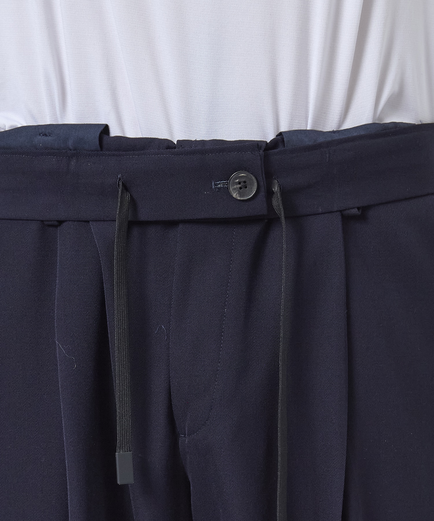 VISCOSE WOOL WIDE SLACKS STUDIOUS