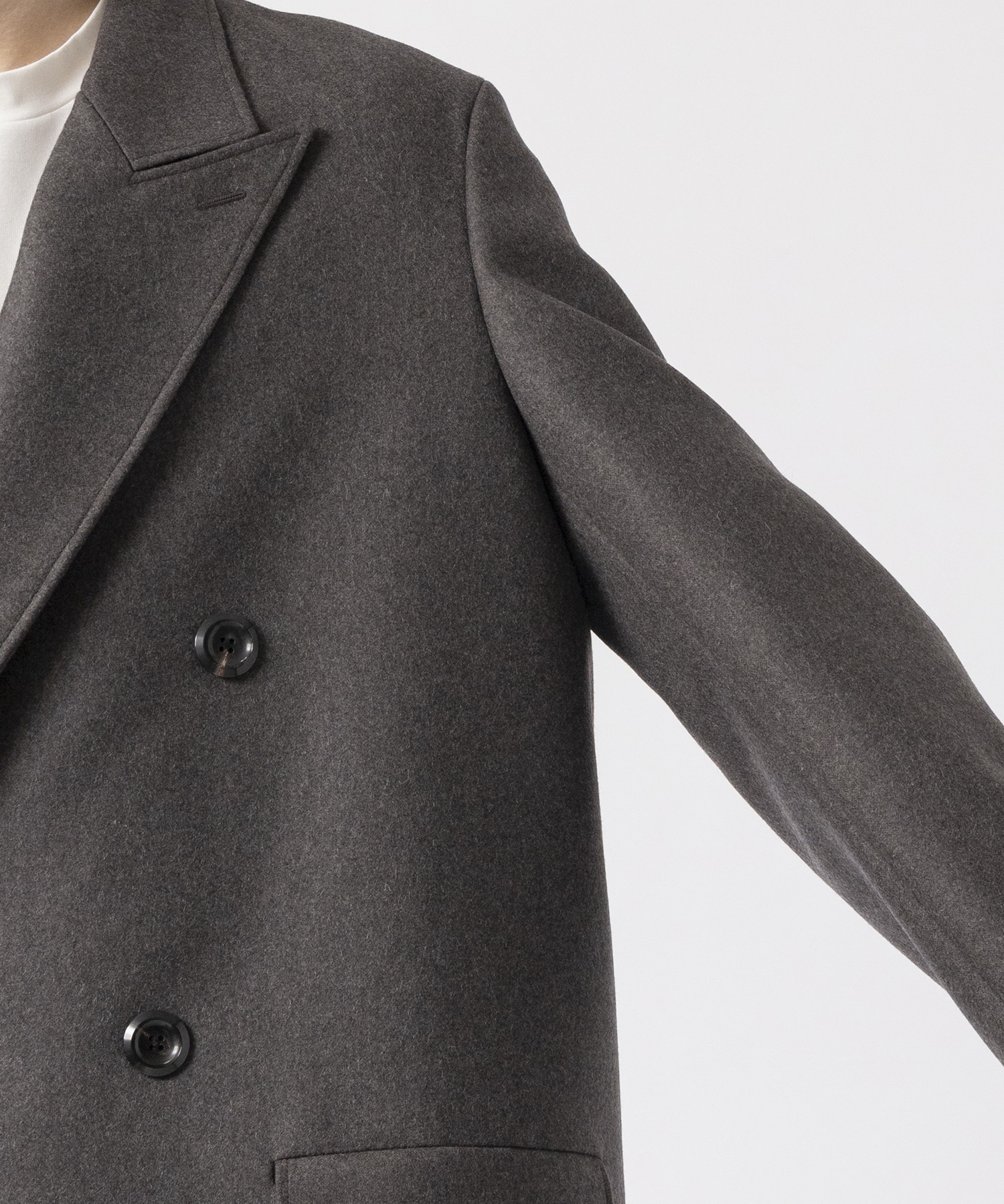 THE DOUBLE PEAKED TAILORED COAT THE RERACS