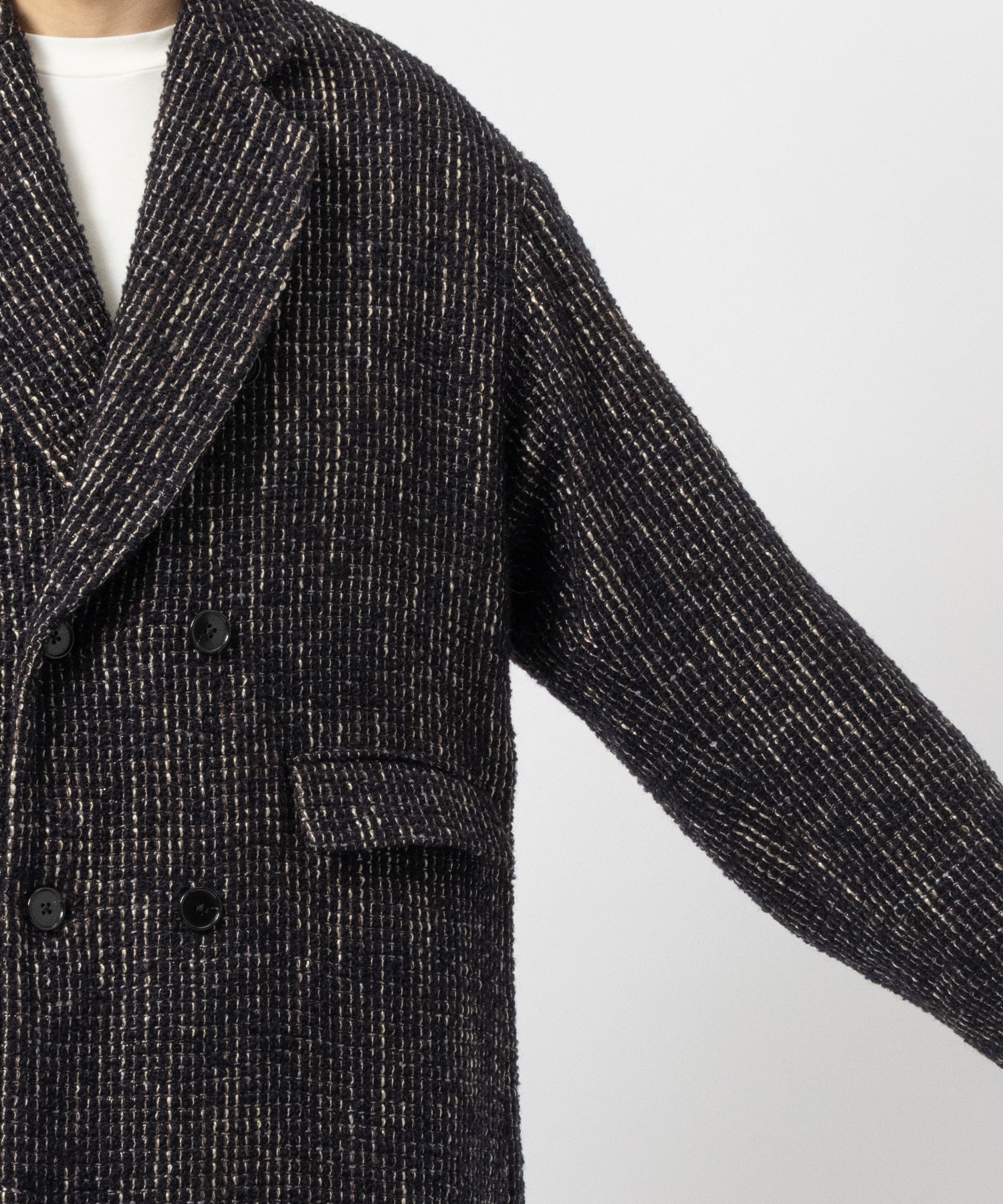 LOOP TWEED EXTREME OVER COAT JUHA