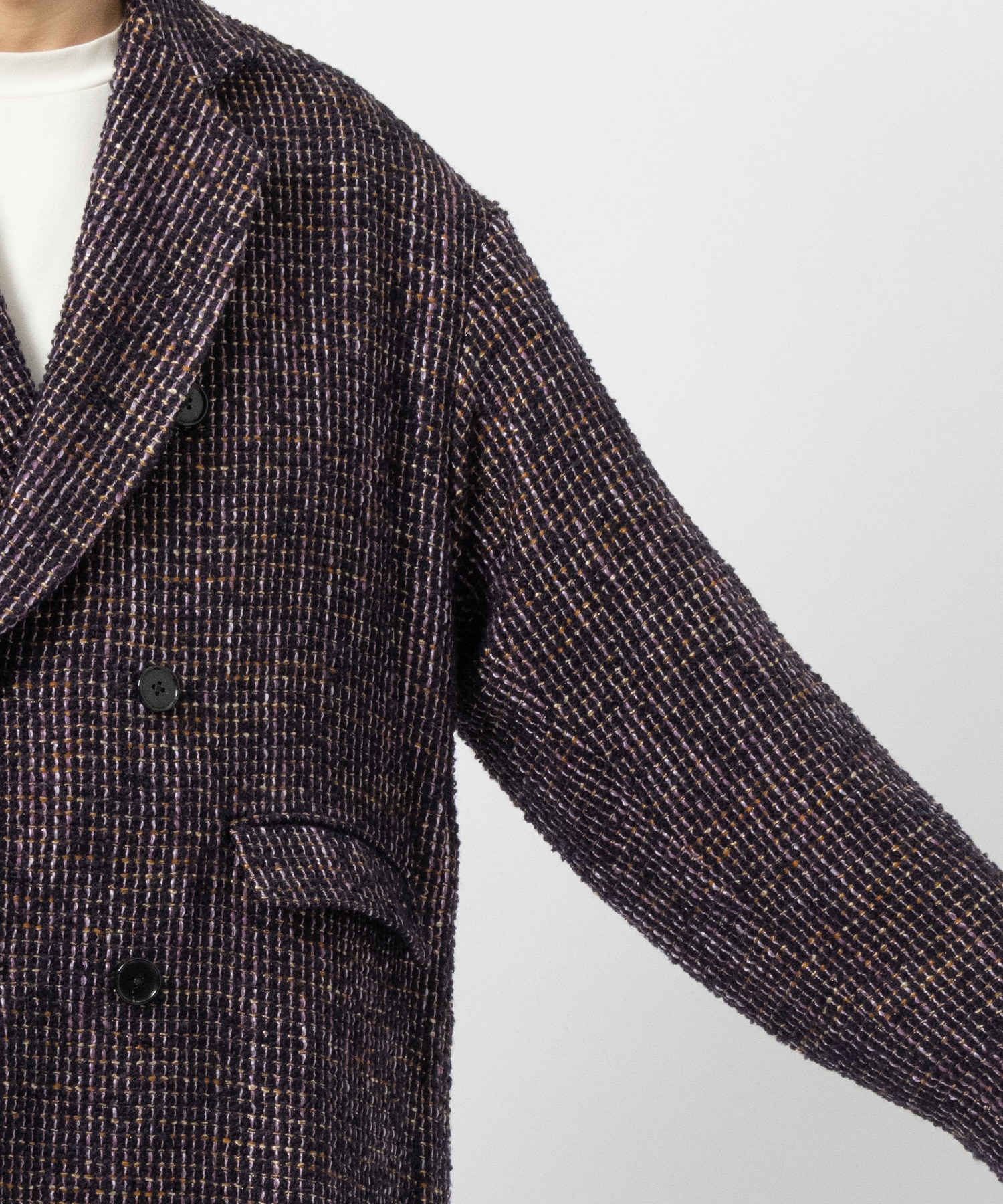 LOOP TWEED EXTREME OVER COAT JUHA