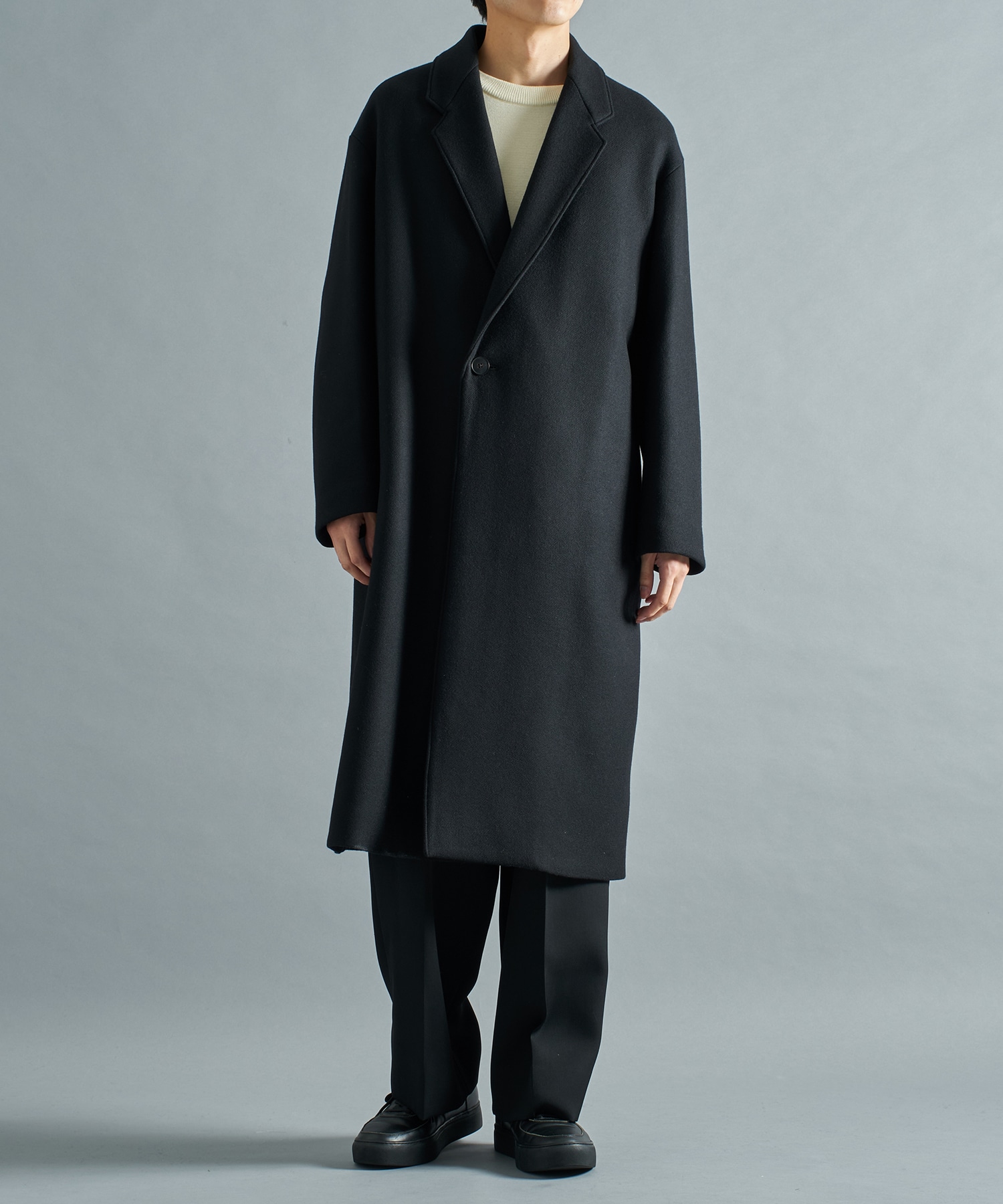 MELTON CHESTER COAT STUDIOUS