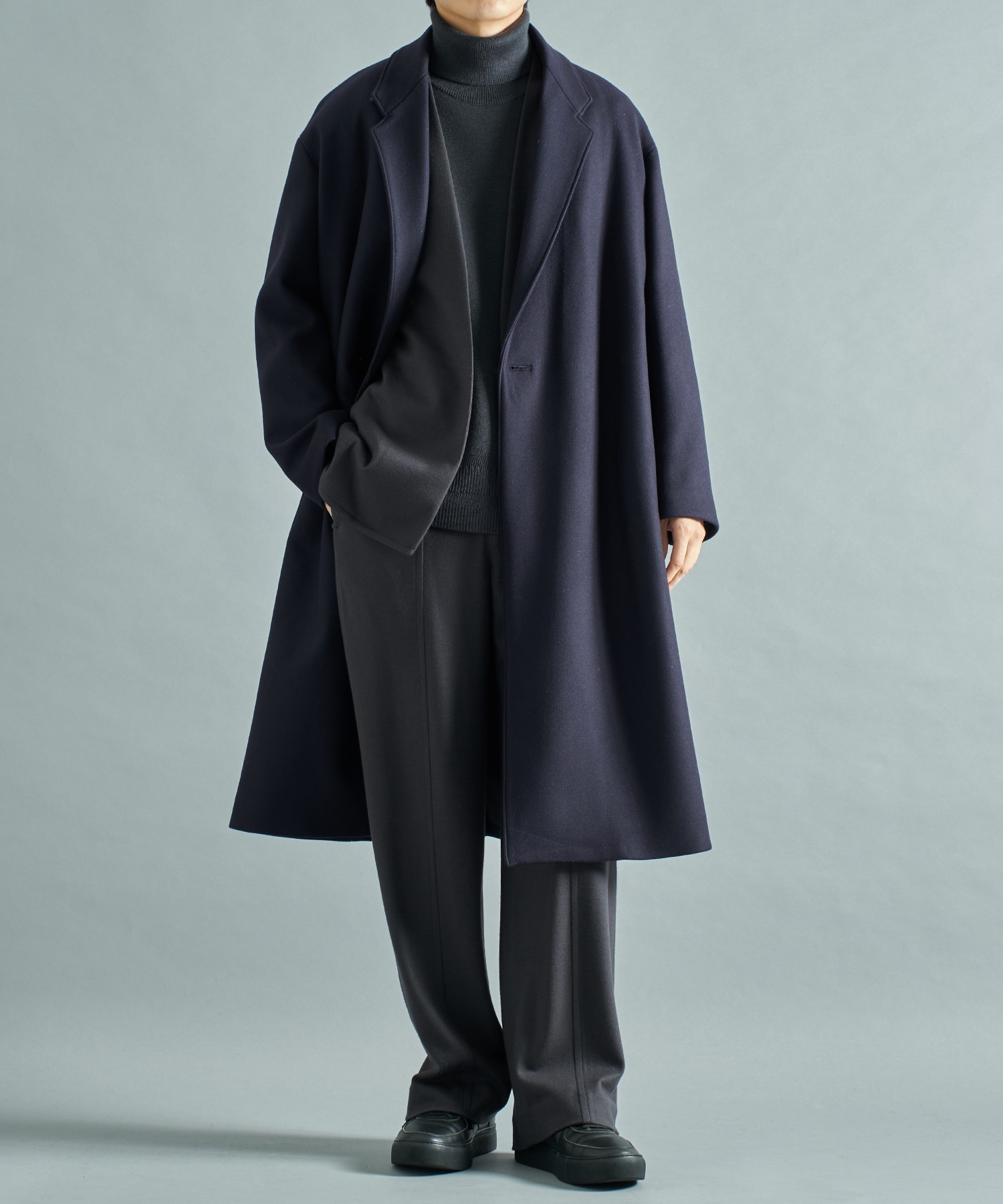 MELTON CHESTER COAT STUDIOUS