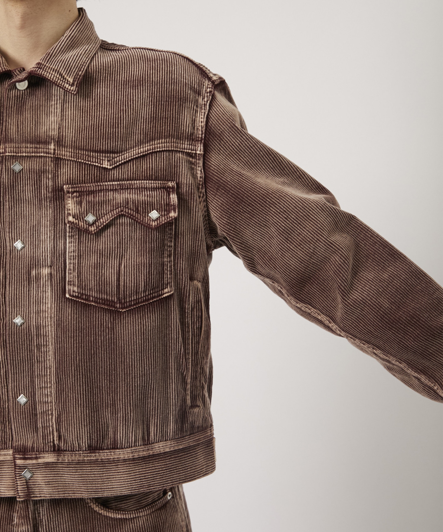 Faded Corduroy Western Jacket soe