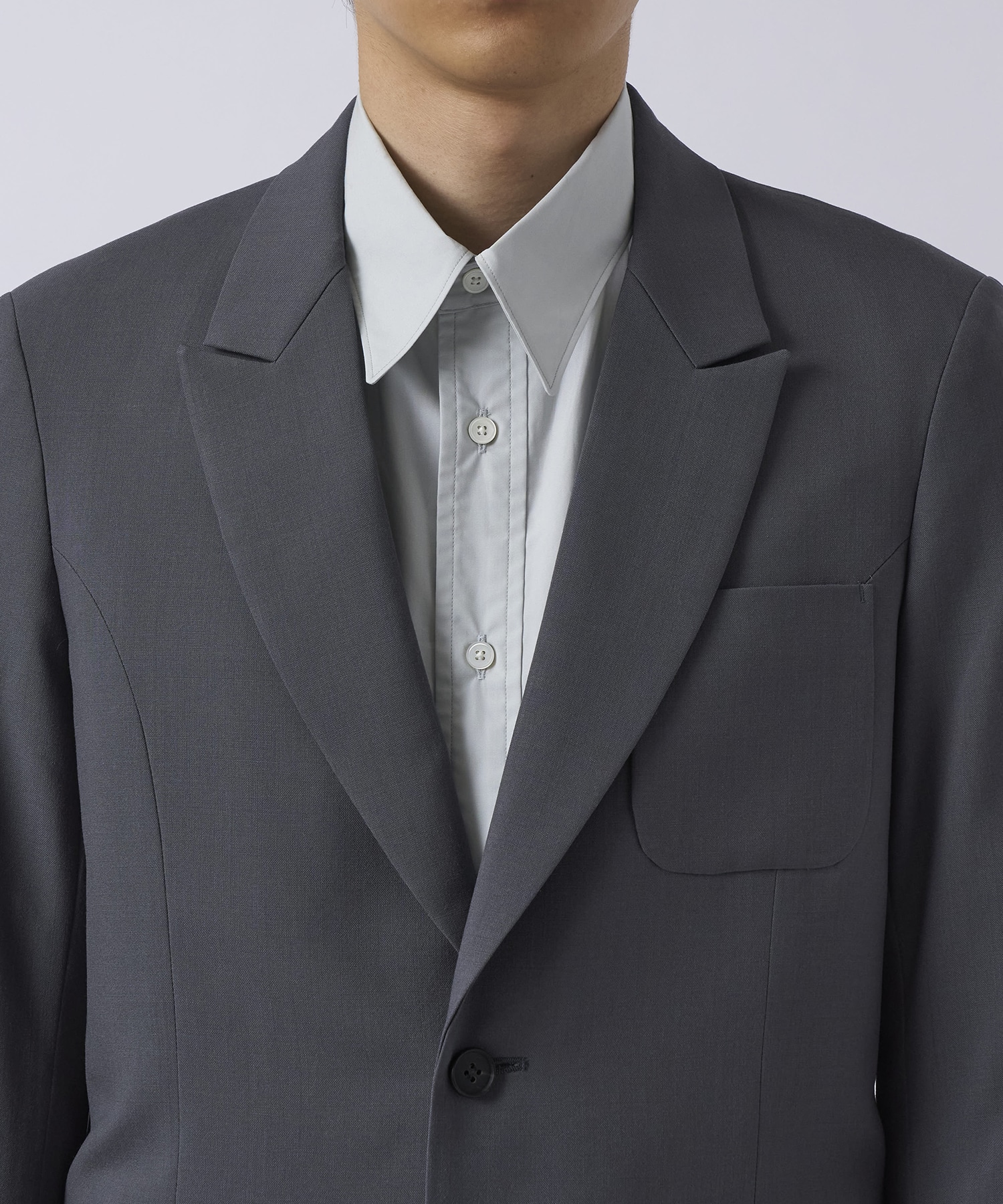 Water-repellent Wool Tailored Jacket MATSUFUJI