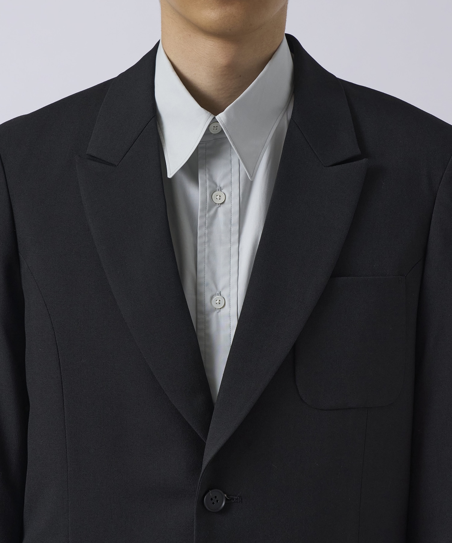 Water-repellent Wool Tailored Jacket MATSUFUJI