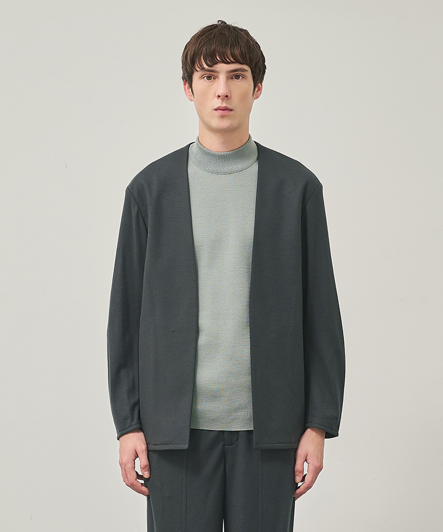 S140 WOOL WORM AIR CARDIGAN STUDIOUS