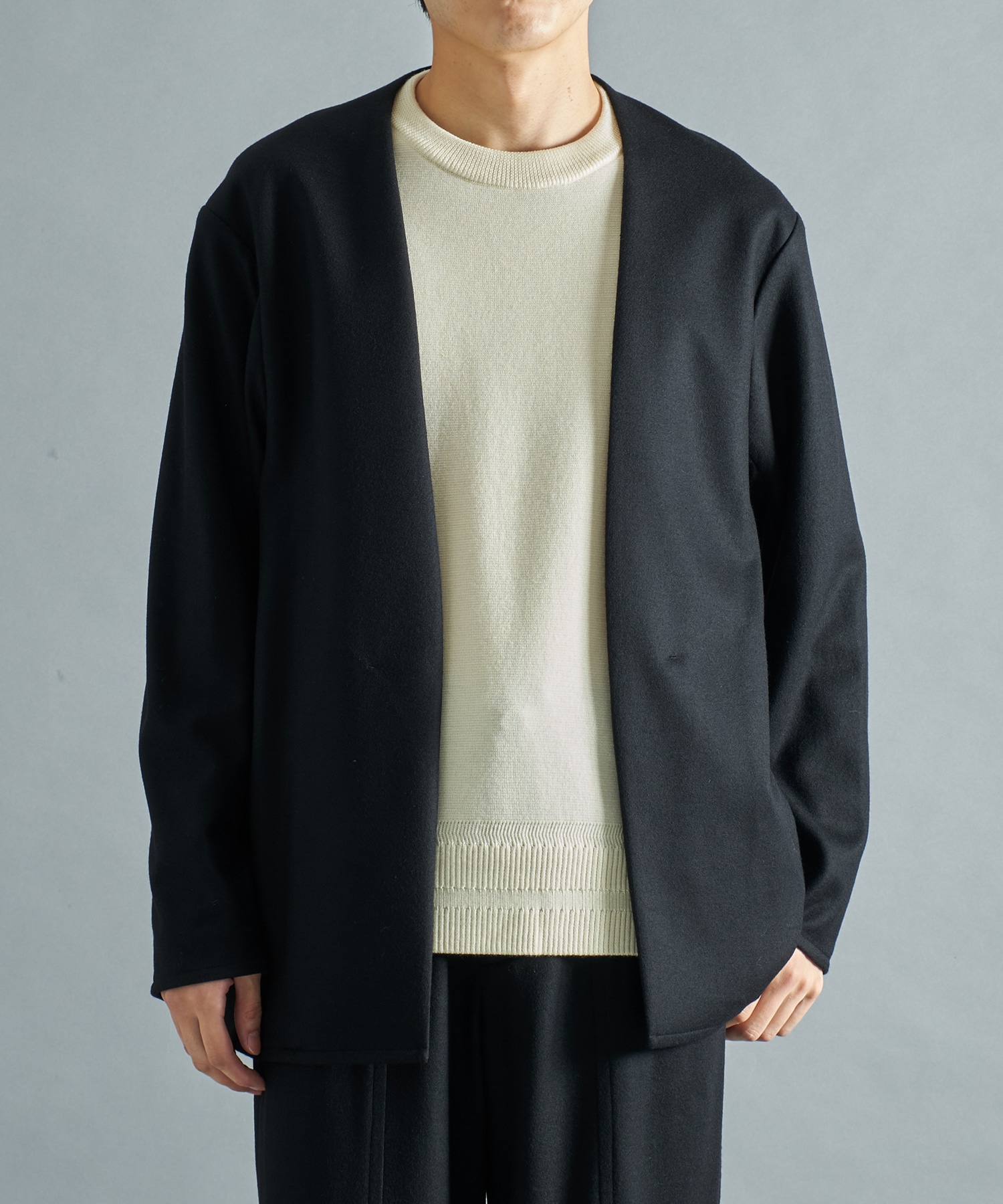 S140 WOOL WORM AIR CARDIGAN STUDIOUS