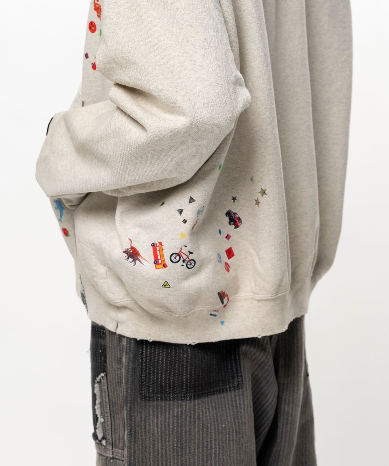 KIDS STICKER HOODIE Maison MIHARA YASUHIRO