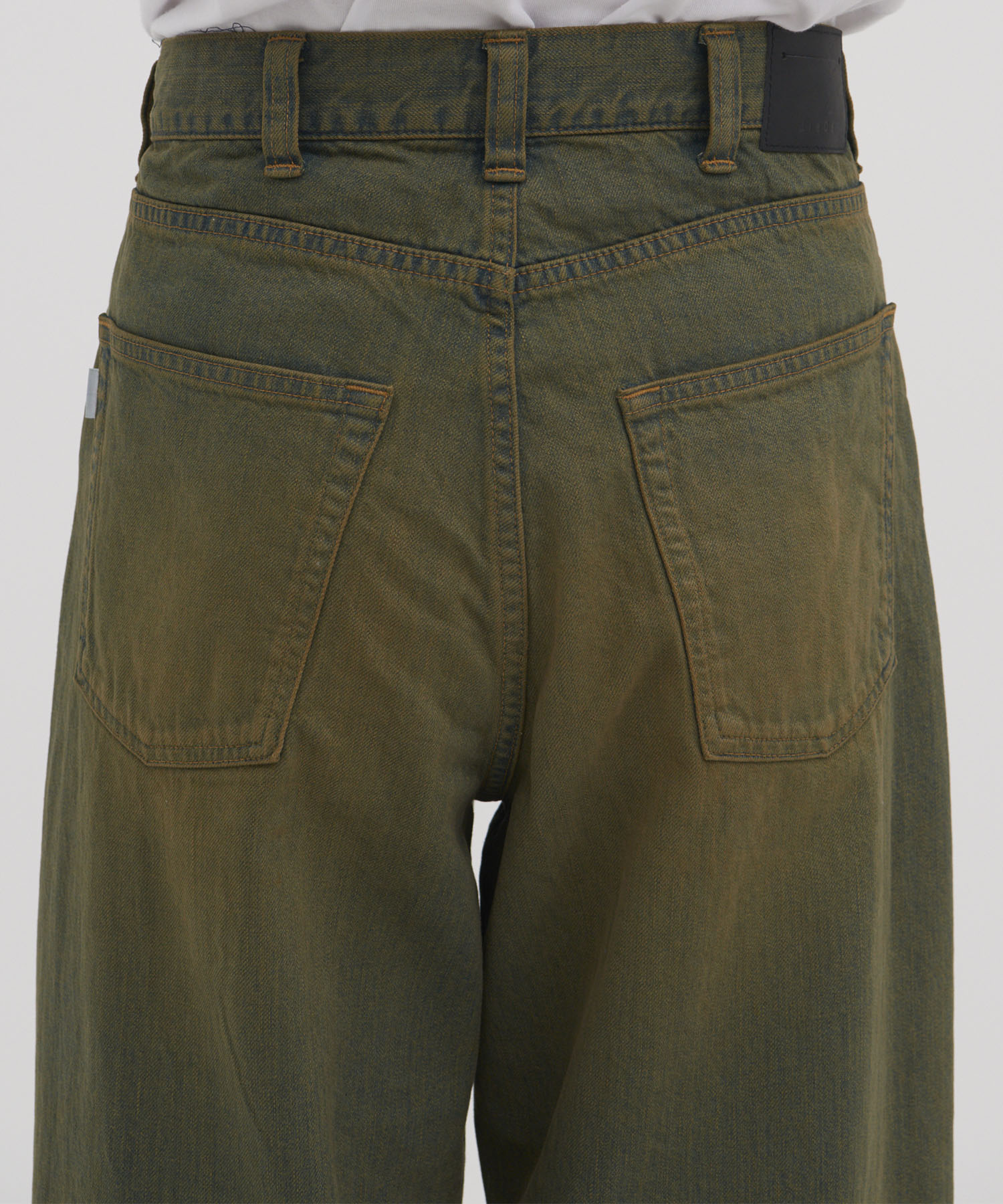 DRAPE OVER DENIM PANTS JieDa