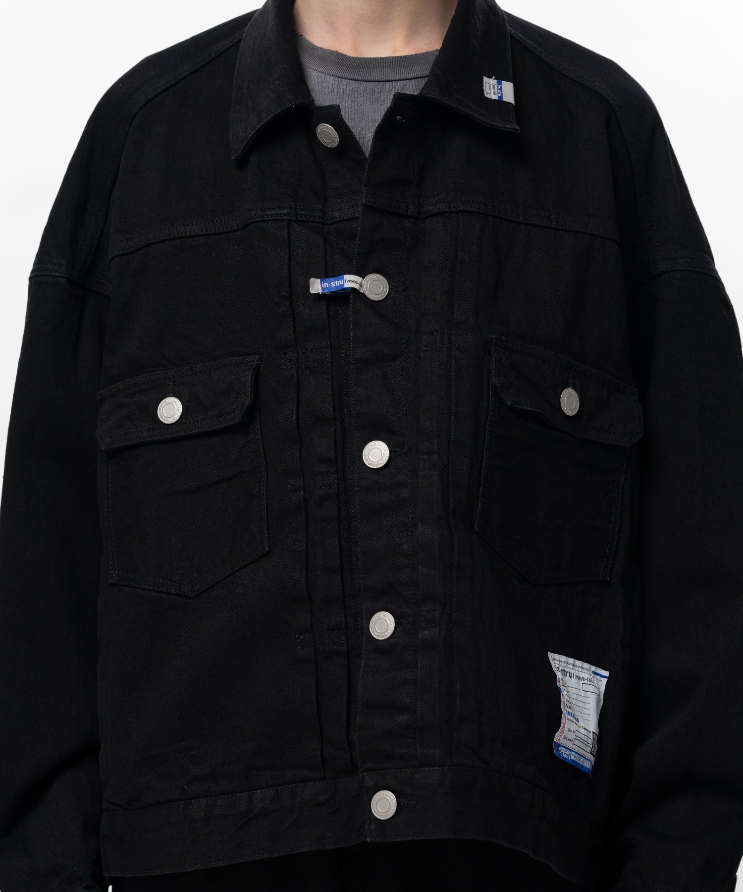 ONE WASHED SELVAGE DENIM JACKET in・stru(men-tal)