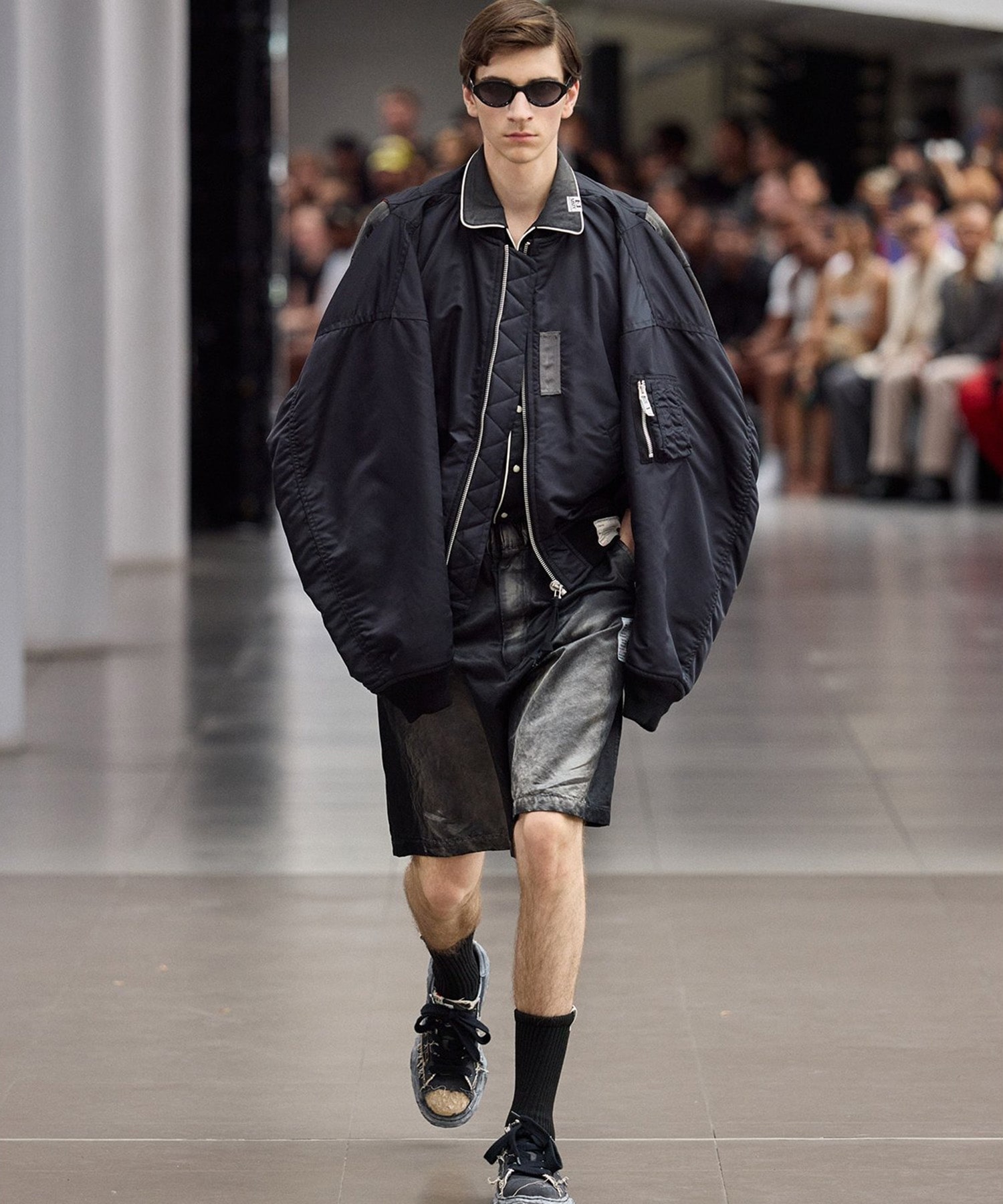 BACK VEST BOMBER JACKET Maison MIHARA YASUHIRO