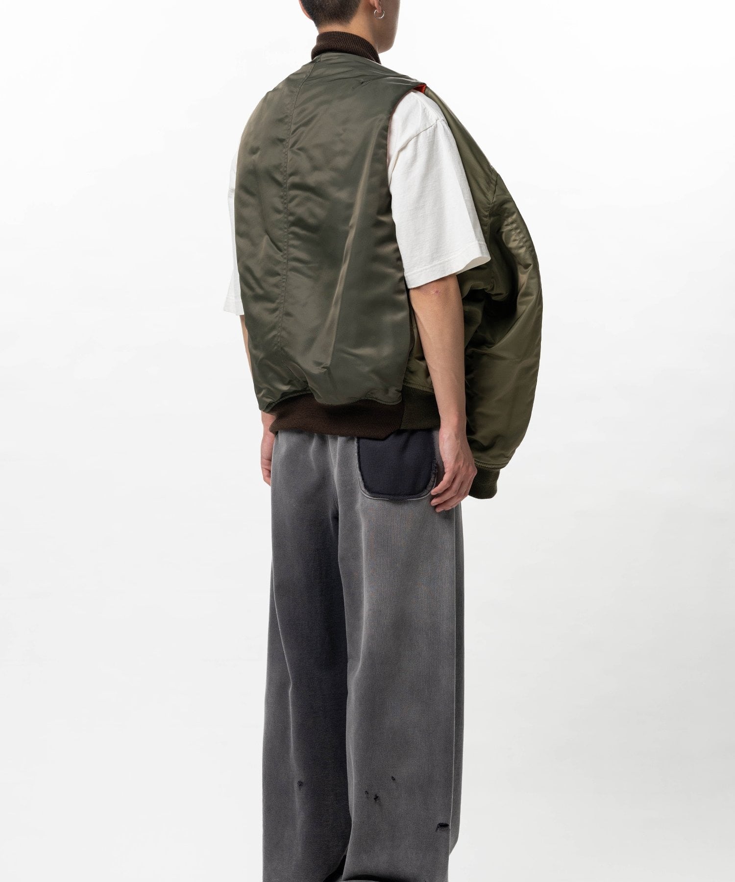 BACK VEST BOMBER JACKET Maison MIHARA YASUHIRO