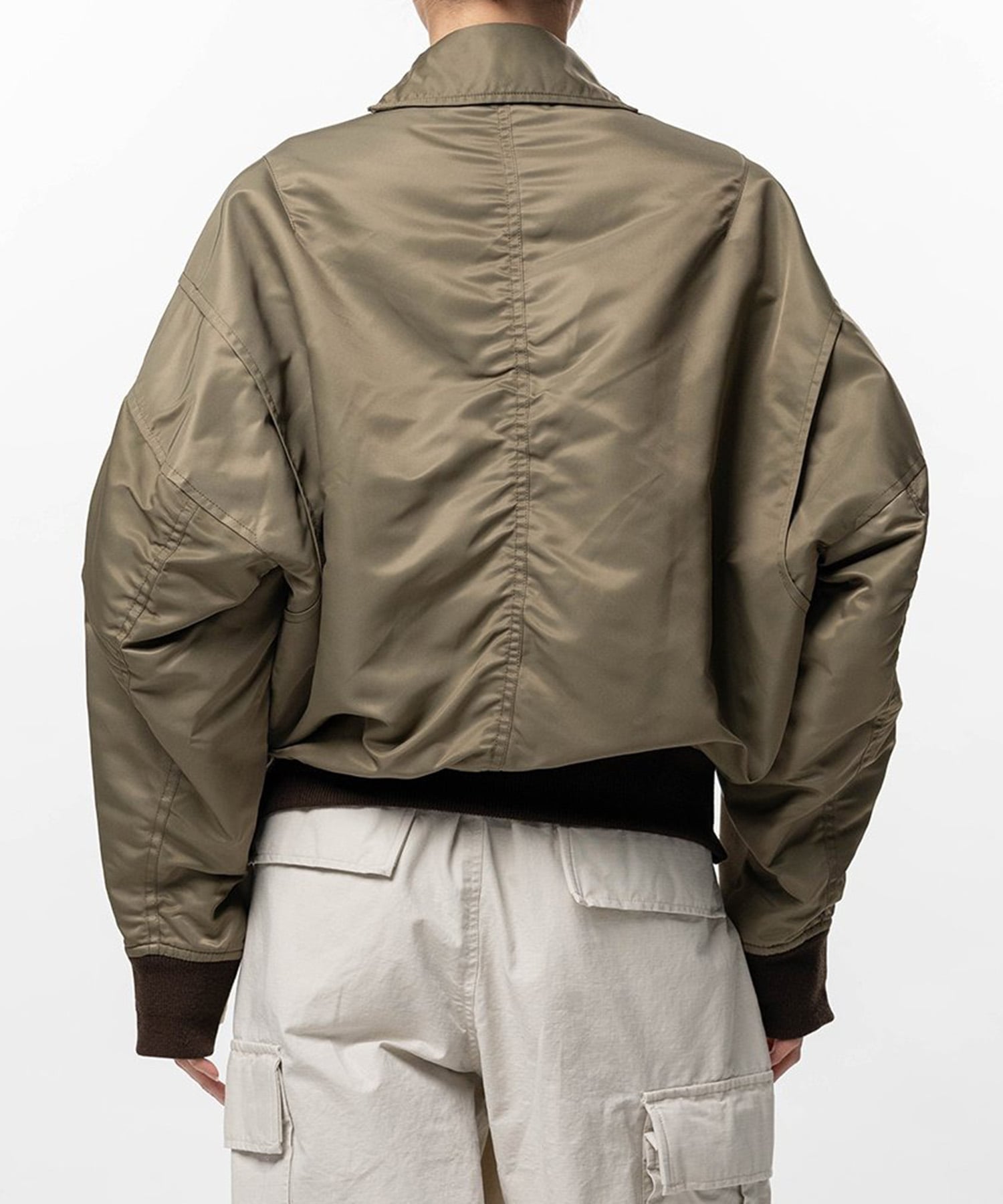 COMBINED ZIP UP BLOUSON×MA-1 Maison MIHARA YASUHIRO