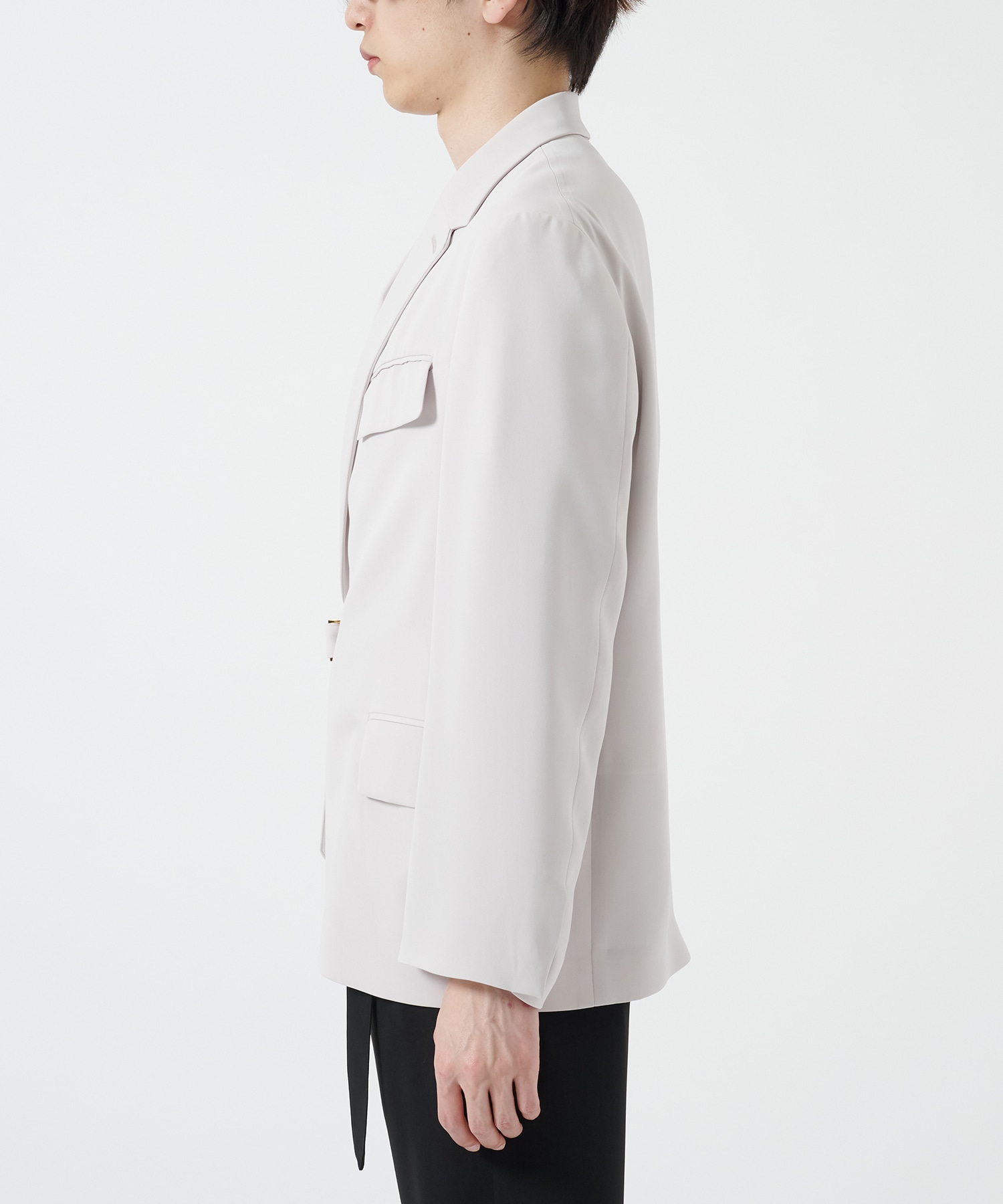 Double Satin Tailored Tie Locken Jacket CULLNI