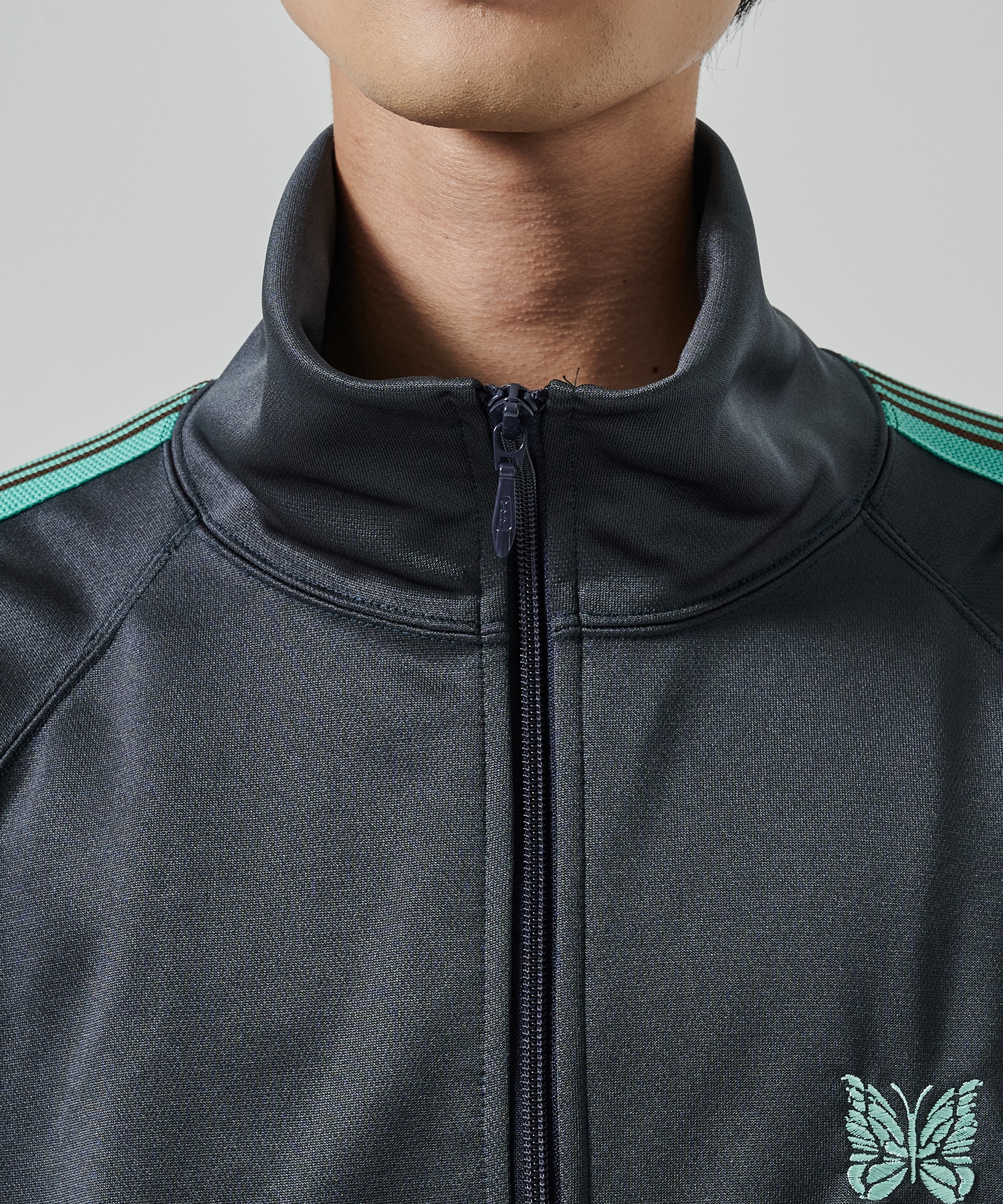 〈別注〉Track Jacket - Poly Smooth NEEDLES