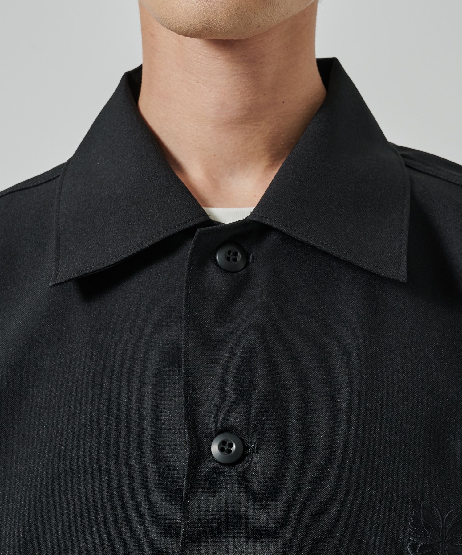 〈別注〉 BDU S/S Shirts- BLACK NEEDLES