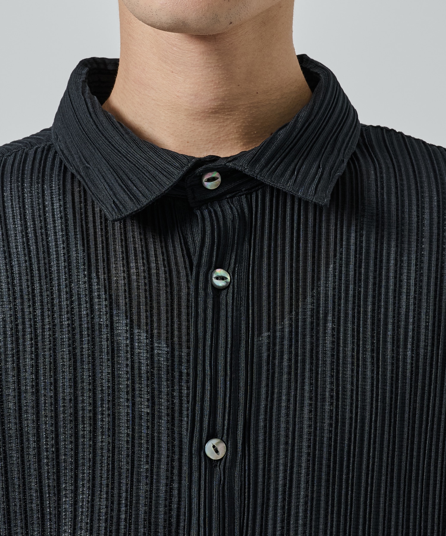 PLEATS SHEER SHIRTS SHAREEF