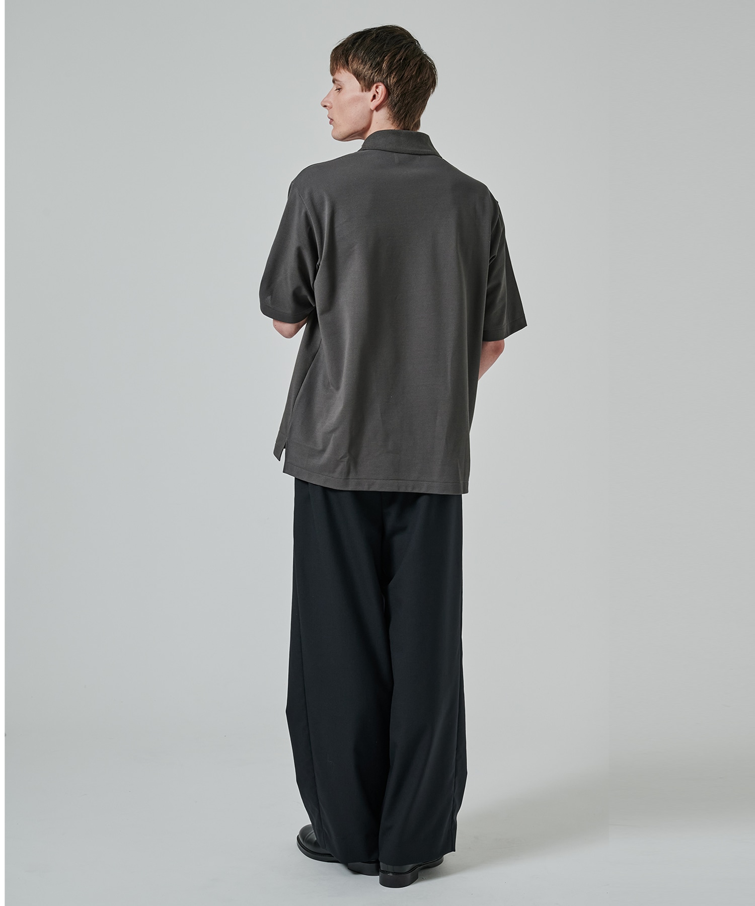 オーガニックコットン強燃ドライカノコ / ワンボタンポロS/S TEE MARKAWARE/marka