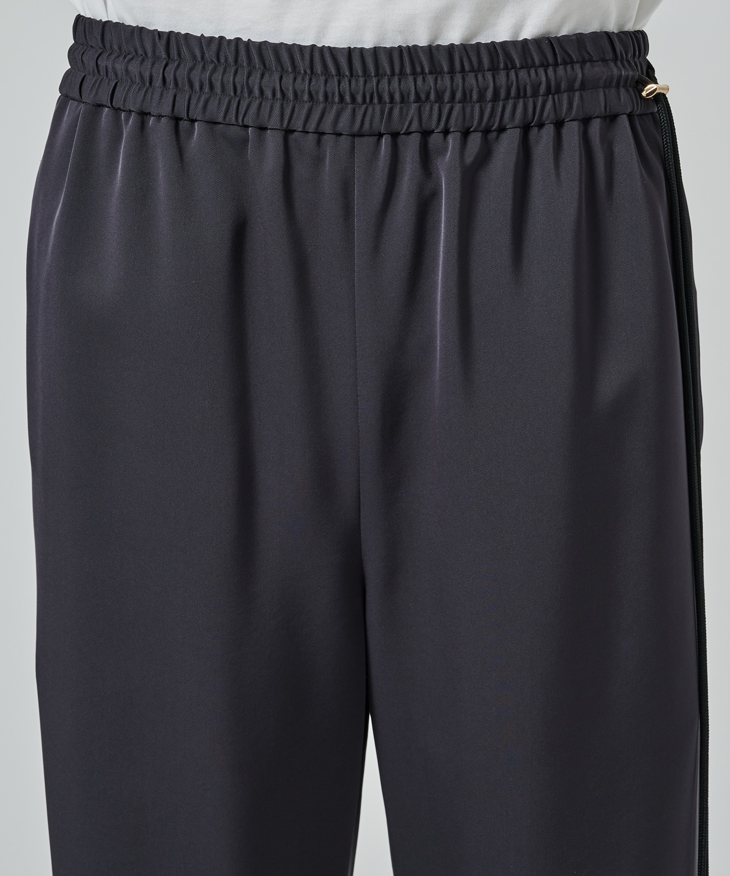Dry Stretch Twill Side Drawstring Relux Wide Pant CULLNI