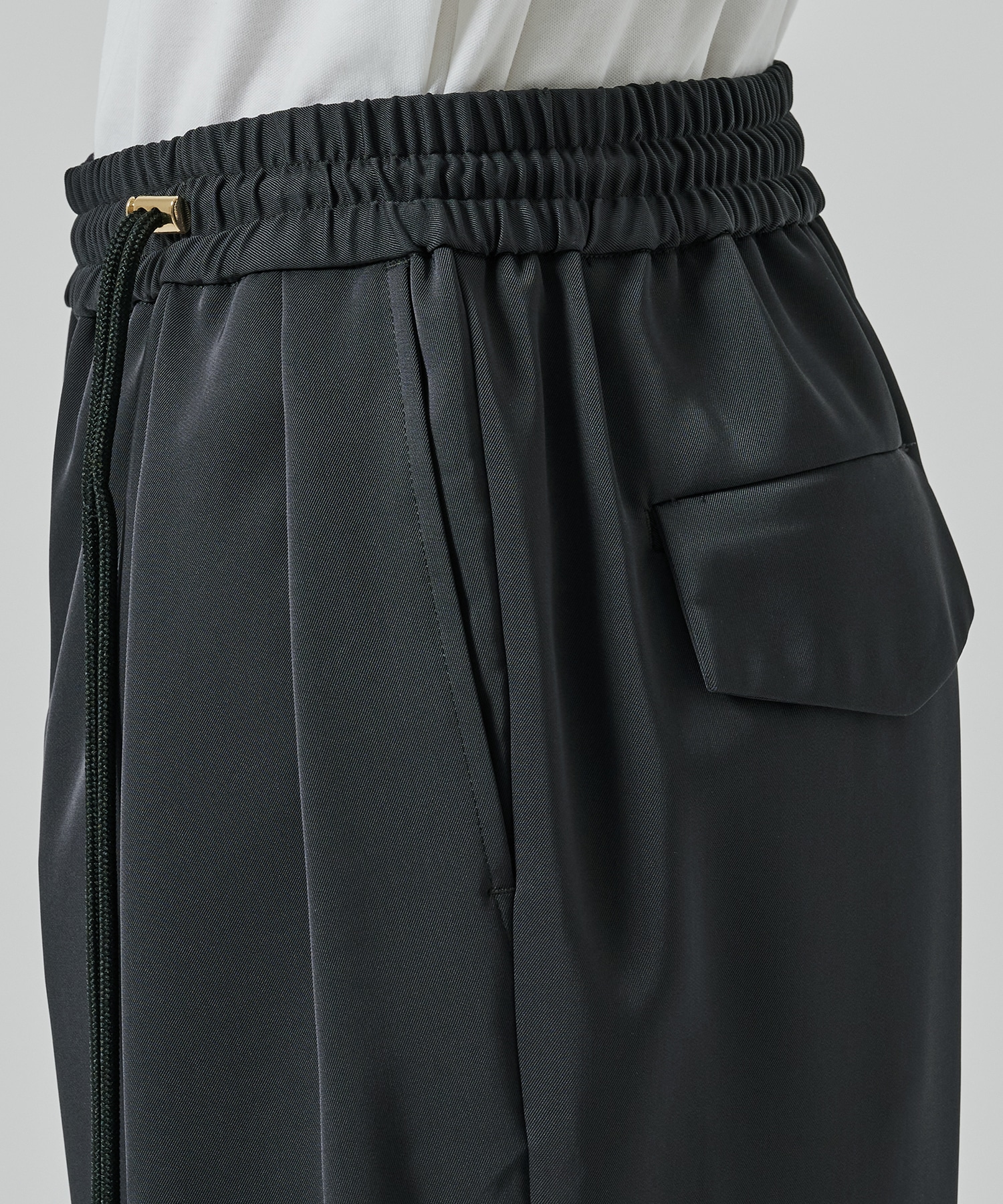 〈別注〉 Dry Stretch Twill Side Drawstring Relax Wide Tapered Pa CULLNI