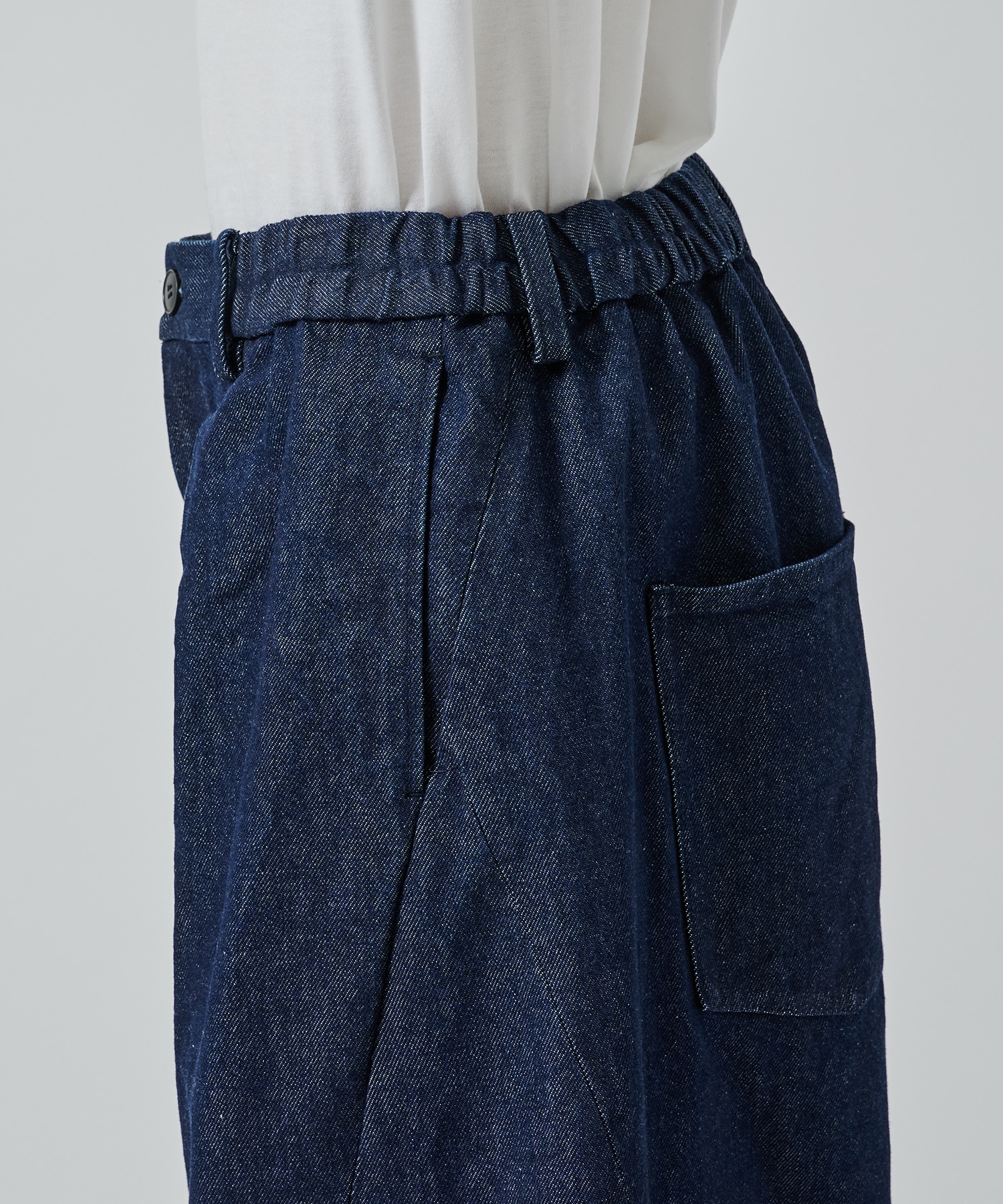 BALLOON WIDE DEINM PANTS STUDIOUS