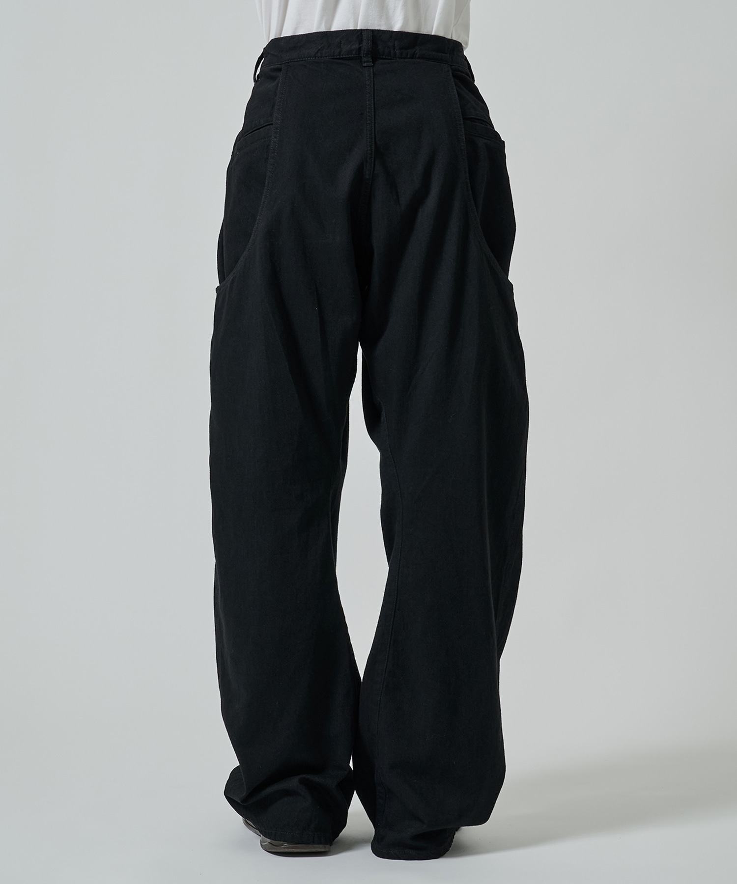 別注 CURVED LEG UTILITY TROUSERS NVRFRGT