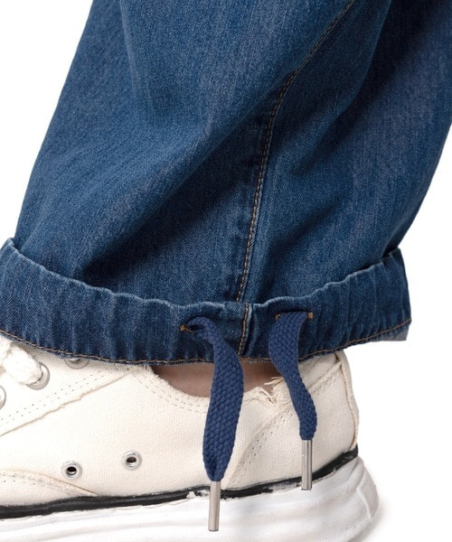 COTTON TENCEL DENIM BAGGY PANTS in・stru(men-tal)