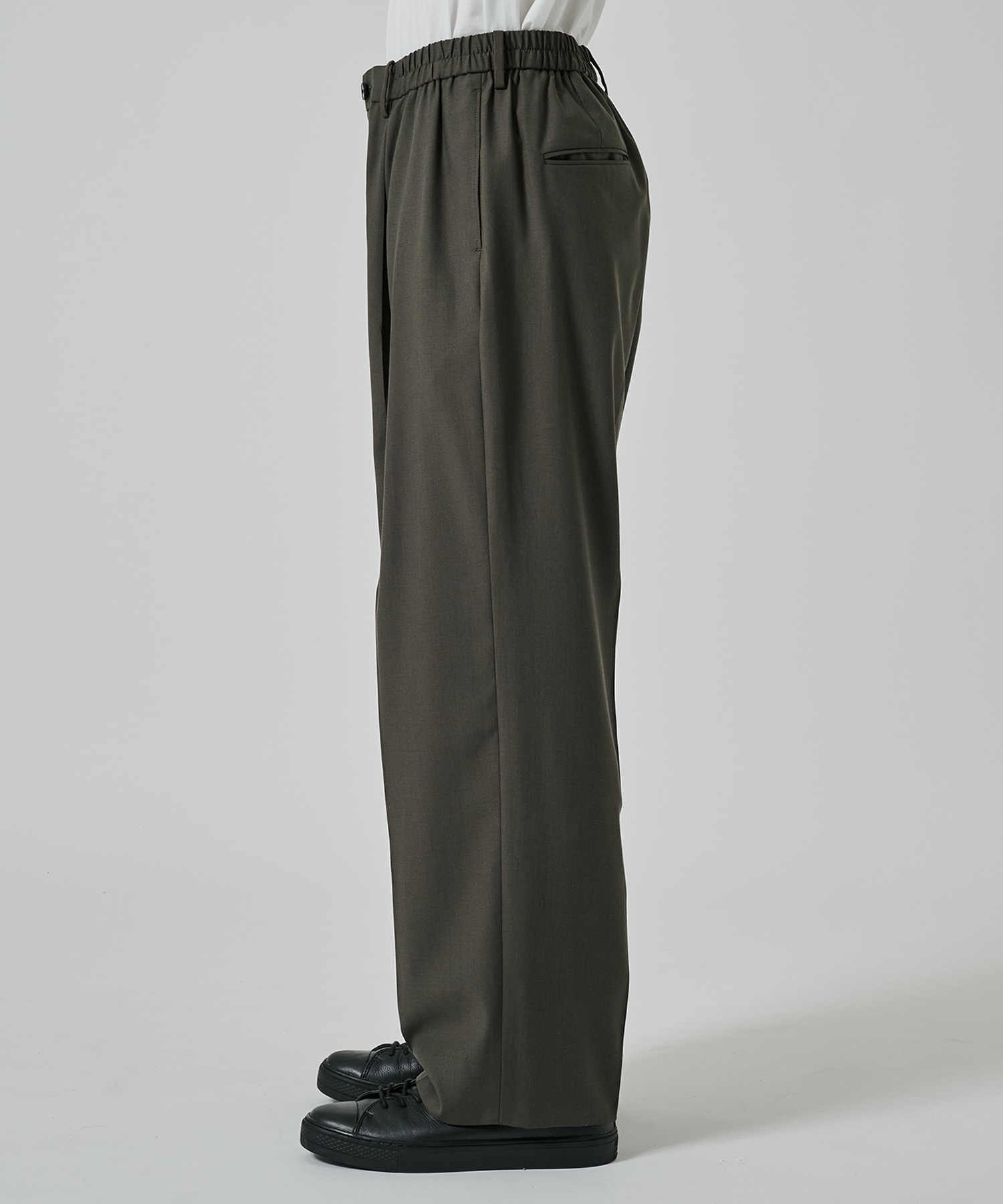 COOL WOOL WIDE SLACKS STUDIOUS