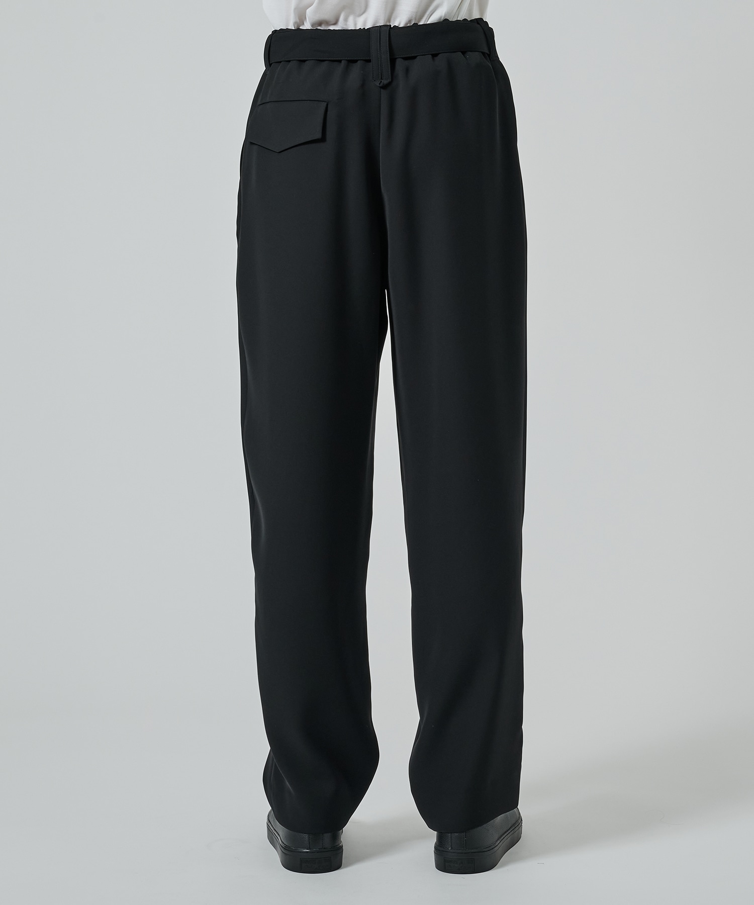〈別注〉2Tuck Pants with Long Belt for STUDIOUS CULLNI
