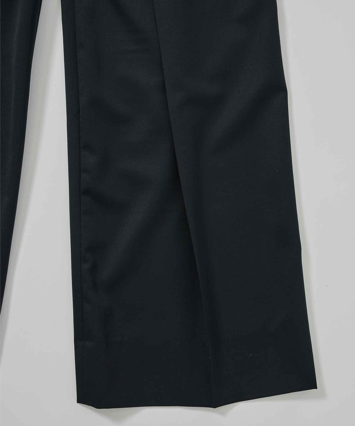 別注 SUMMER WOOL GABARDINE FOLDED WIDE TROUSERS JOHN LAWRENCE SULLIVAN