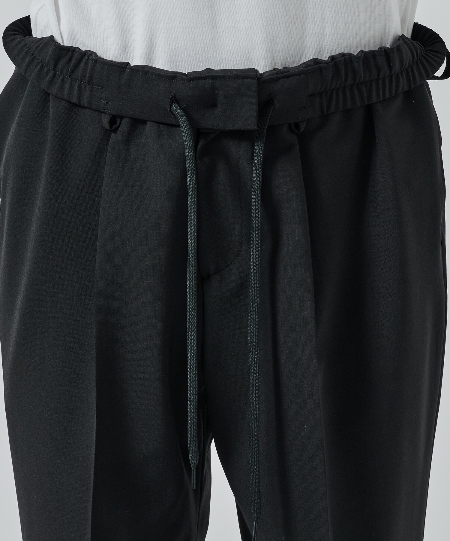 SUMMER WOOL TAPERED SLACKS STUDIOUS