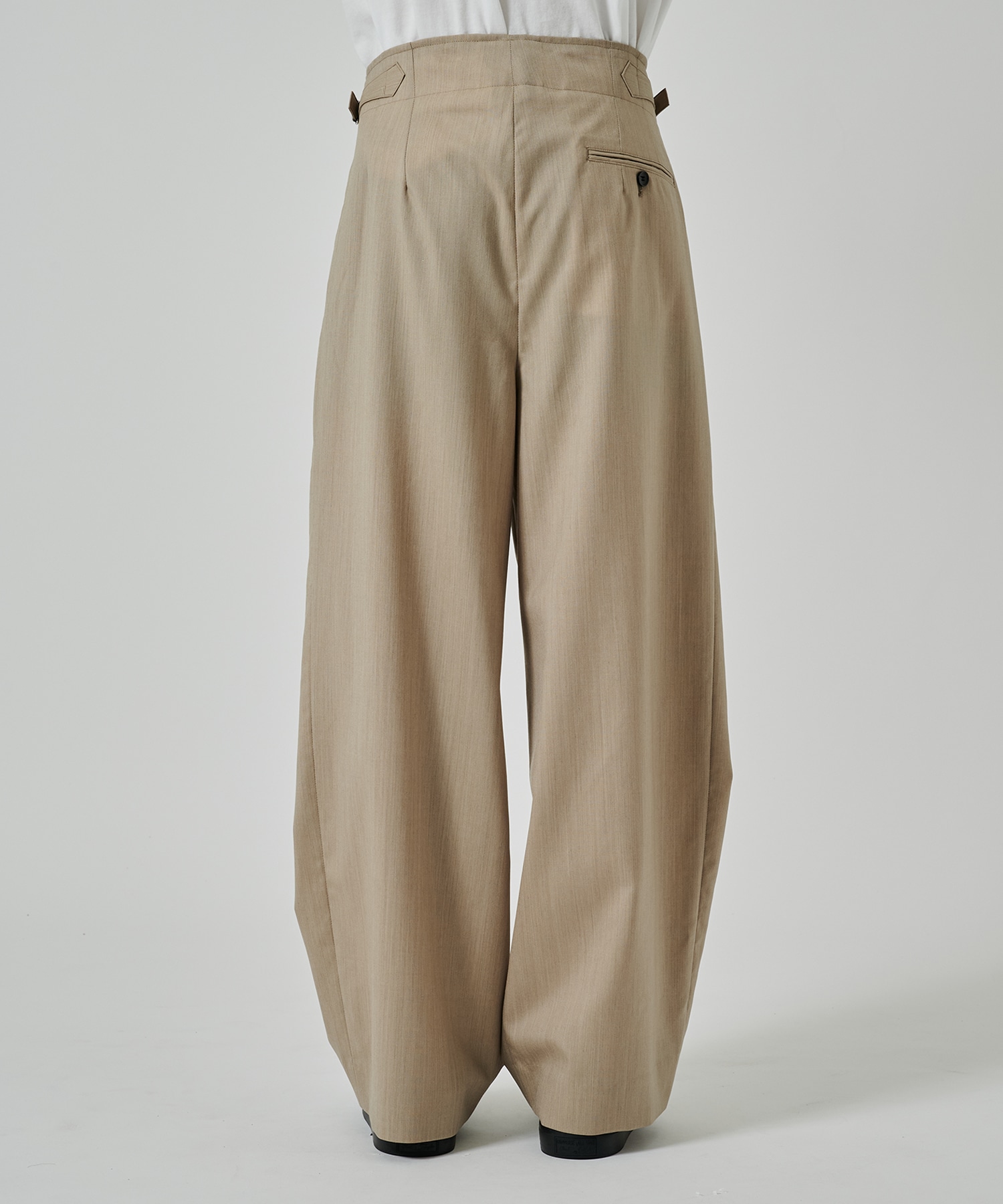 TWO TUCK MILITARY TROUSERS MARKAWARE/marka