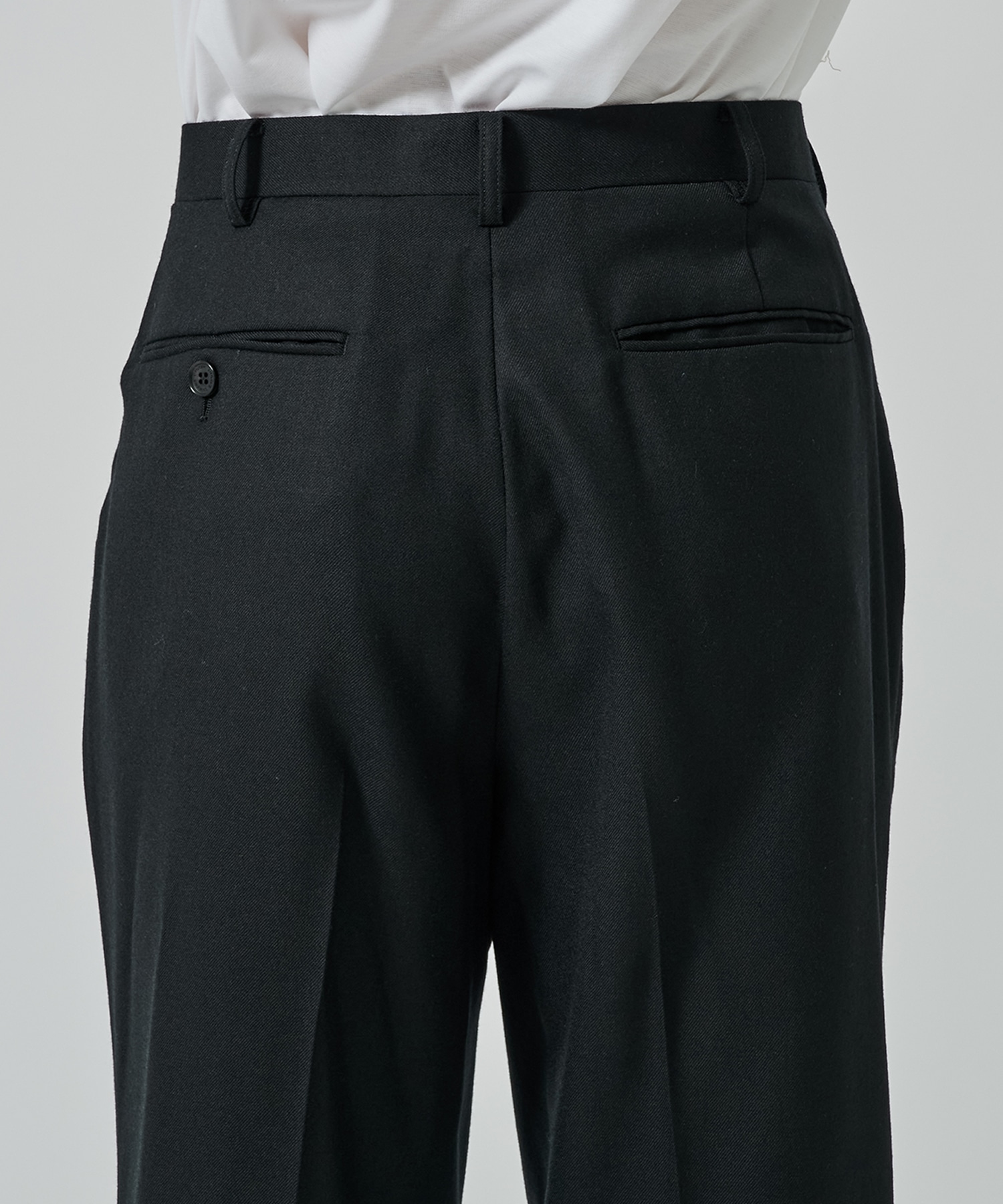 Wool Straight Trousers LITTLEBIG