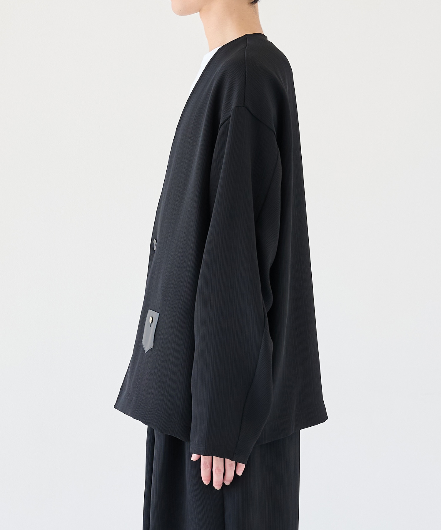 別注 Minimal Pocket PLEATS Cardigan CULLNI