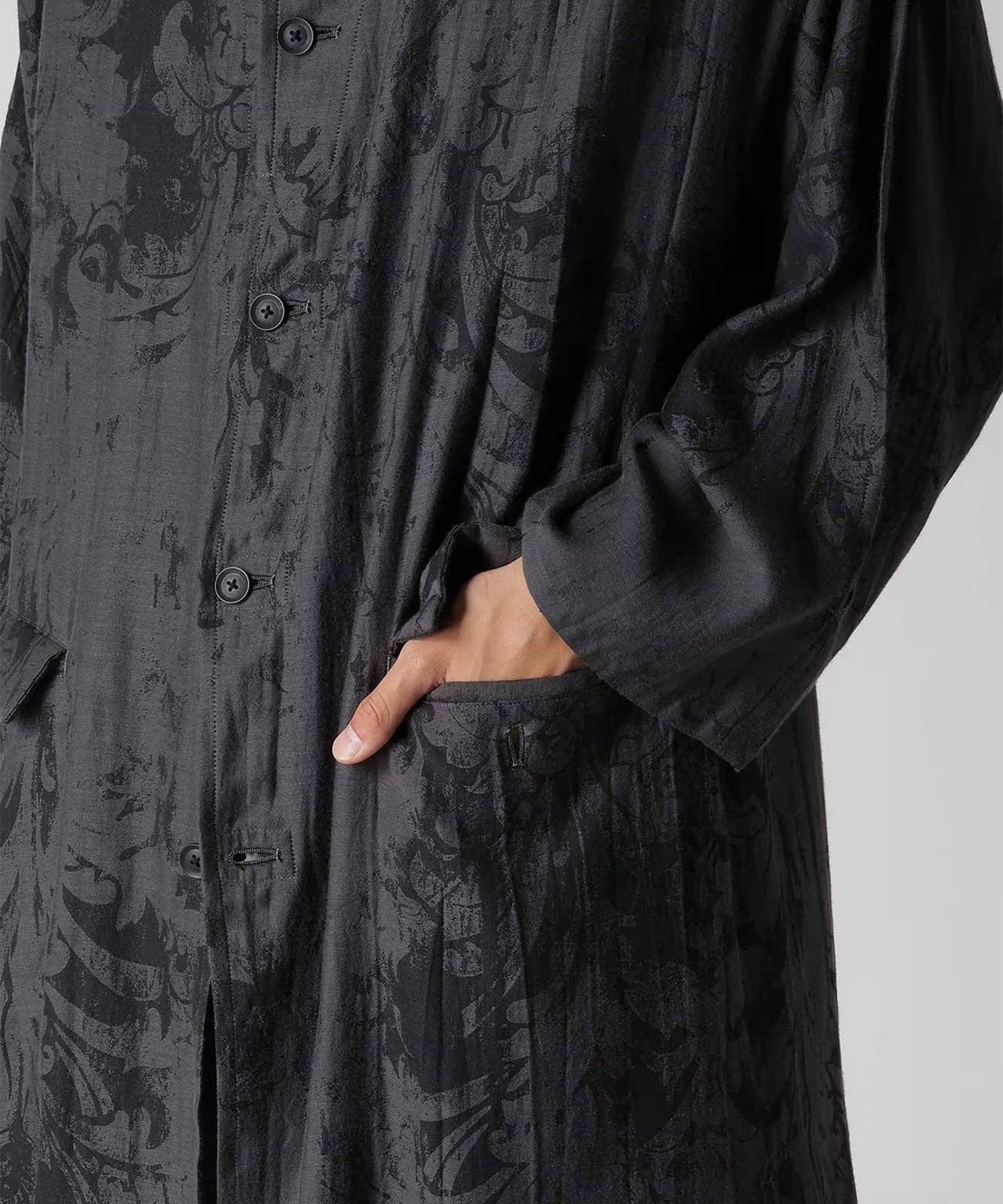 HK-J76-041 LONG JACKET Yohji Yamamoto