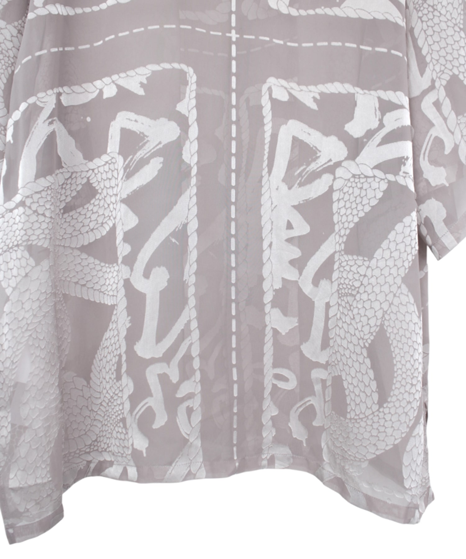 OPAL SHORT SLEEVE OVERSIZE CAMP COLLAR SHIRT KOZABURO