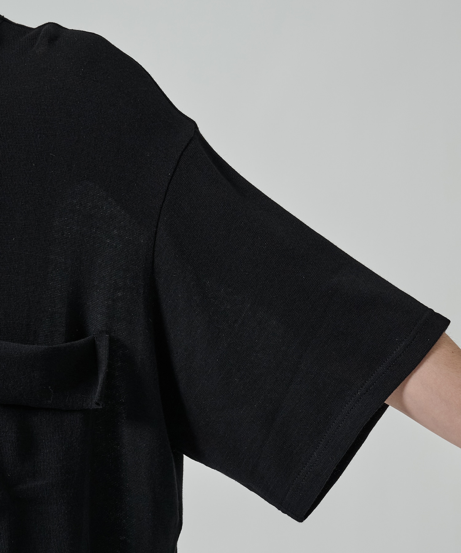 綿アンゴラ胸ポケットT Yohji Yamamoto