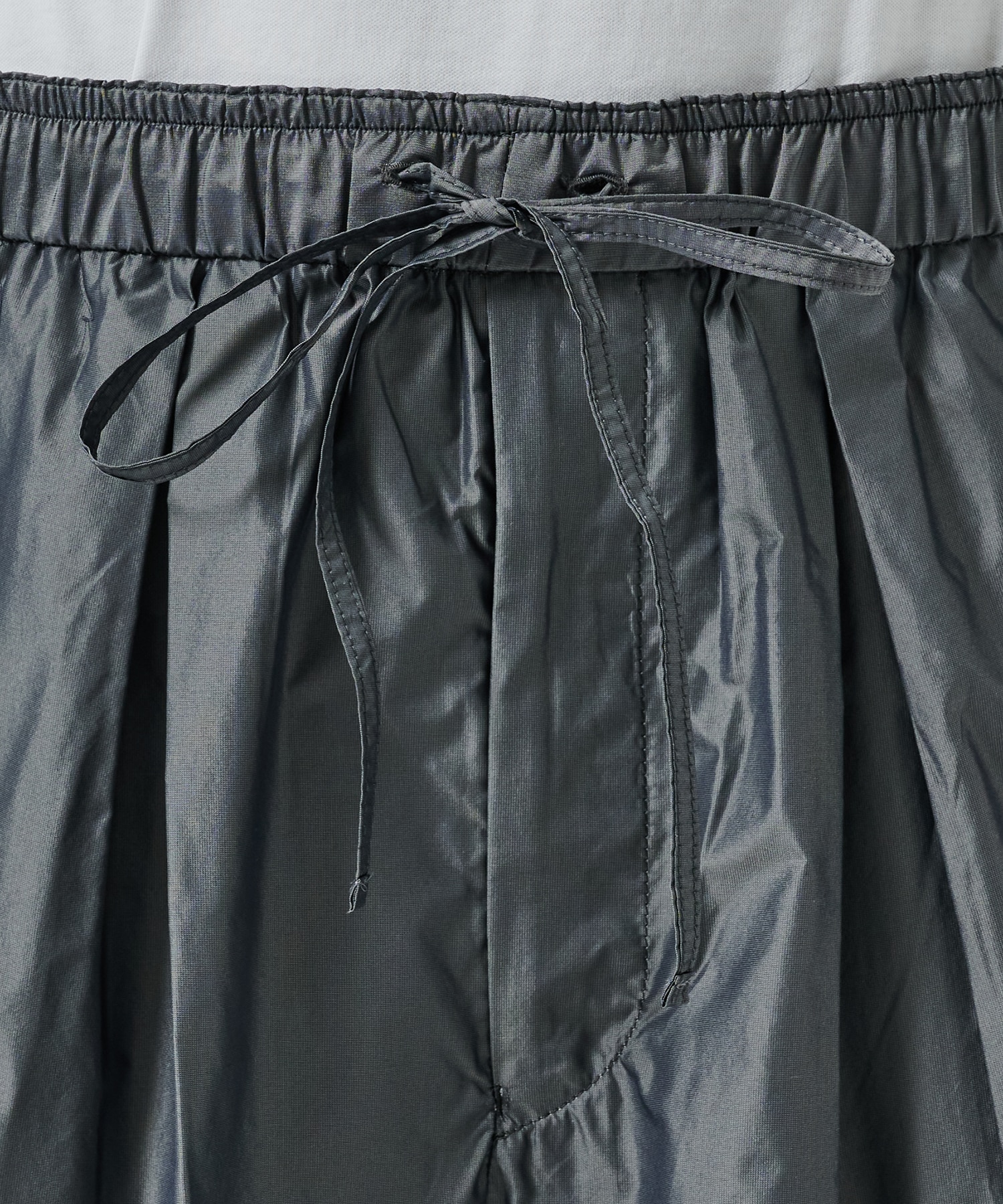 リサイクルポリエステル×シルクタフタ / ワイドショーツ MARKAWARE/marka