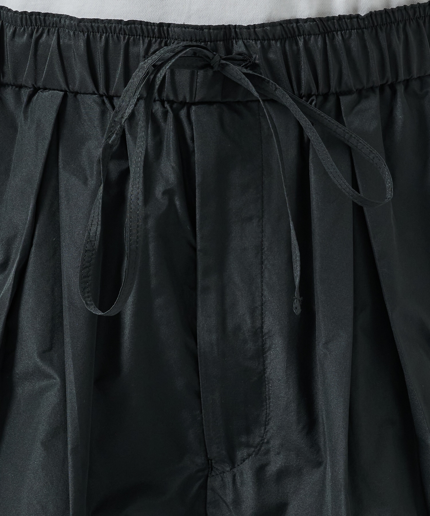 リサイクルポリエステル×シルクタフタ / ワイドショーツ MARKAWARE/marka