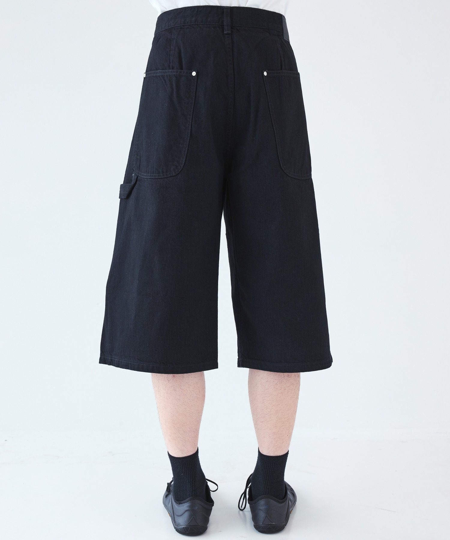 別注 OW DOUBLE KNEE DENIM SHORTS JieDa