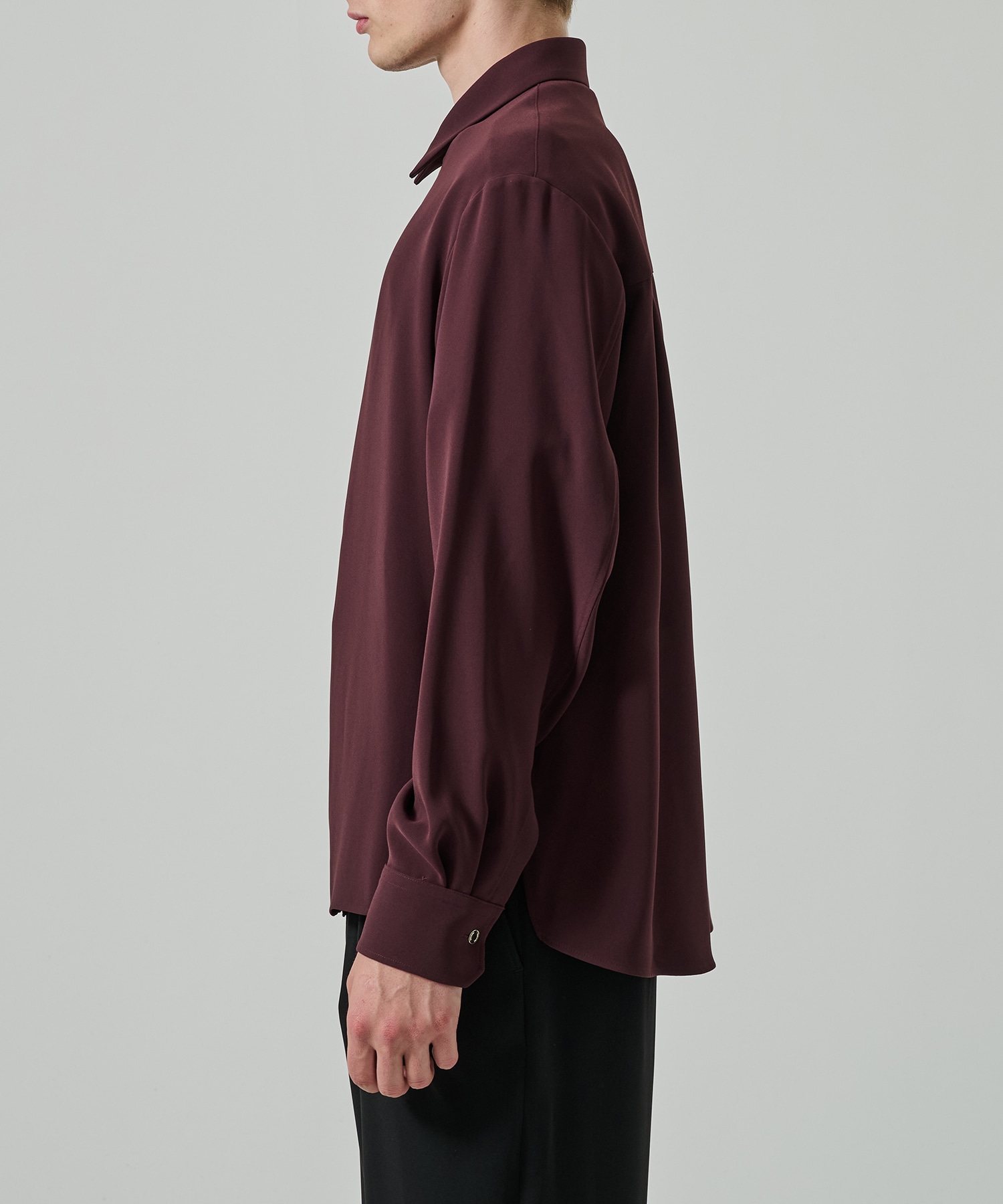 Double Cloth Zip Up L/S Shirt CULLNI